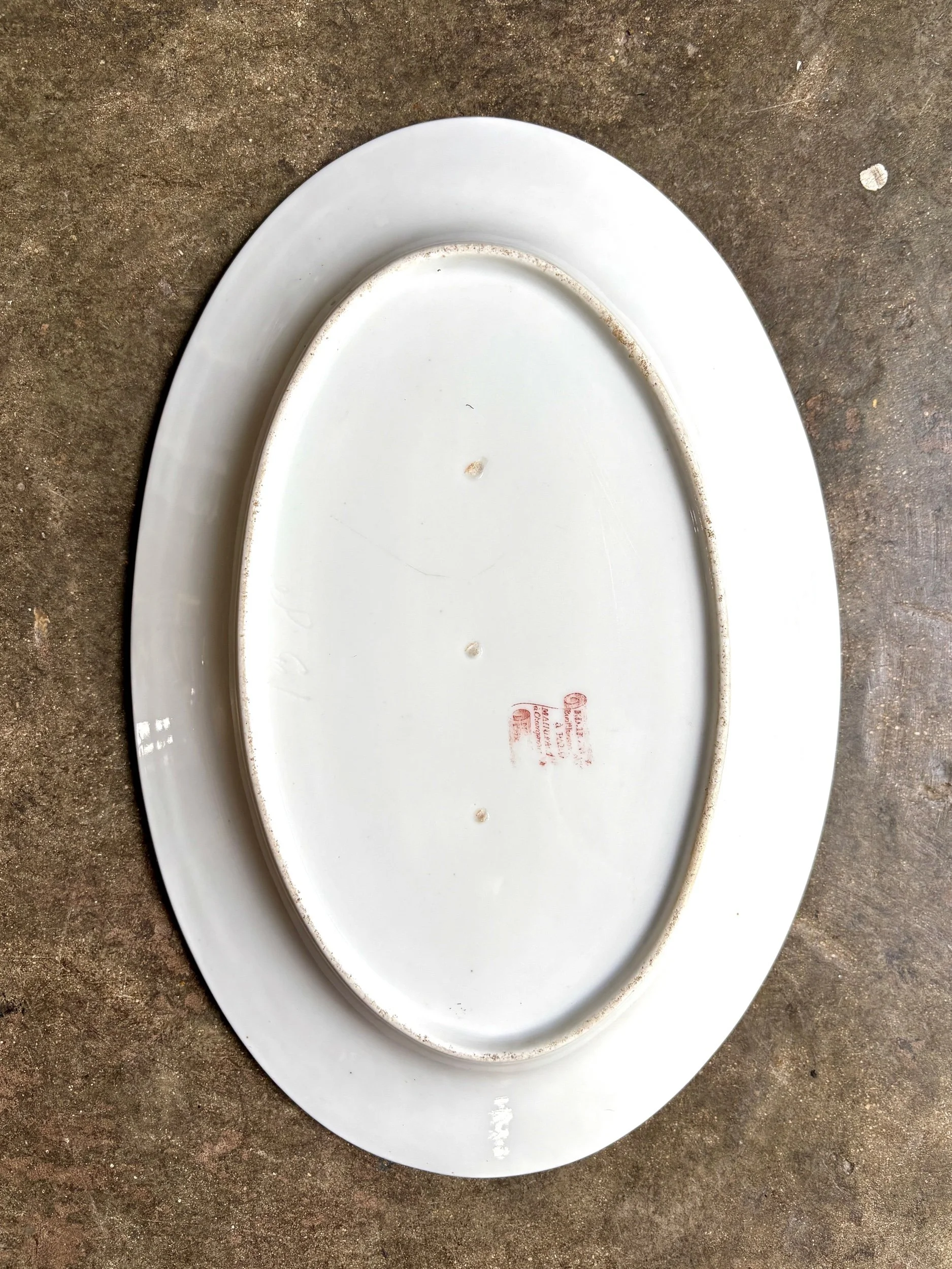 plat-ovale-porcelaine-blanc-vert-dore-vaisselle-vintage-axs-design-paris-france