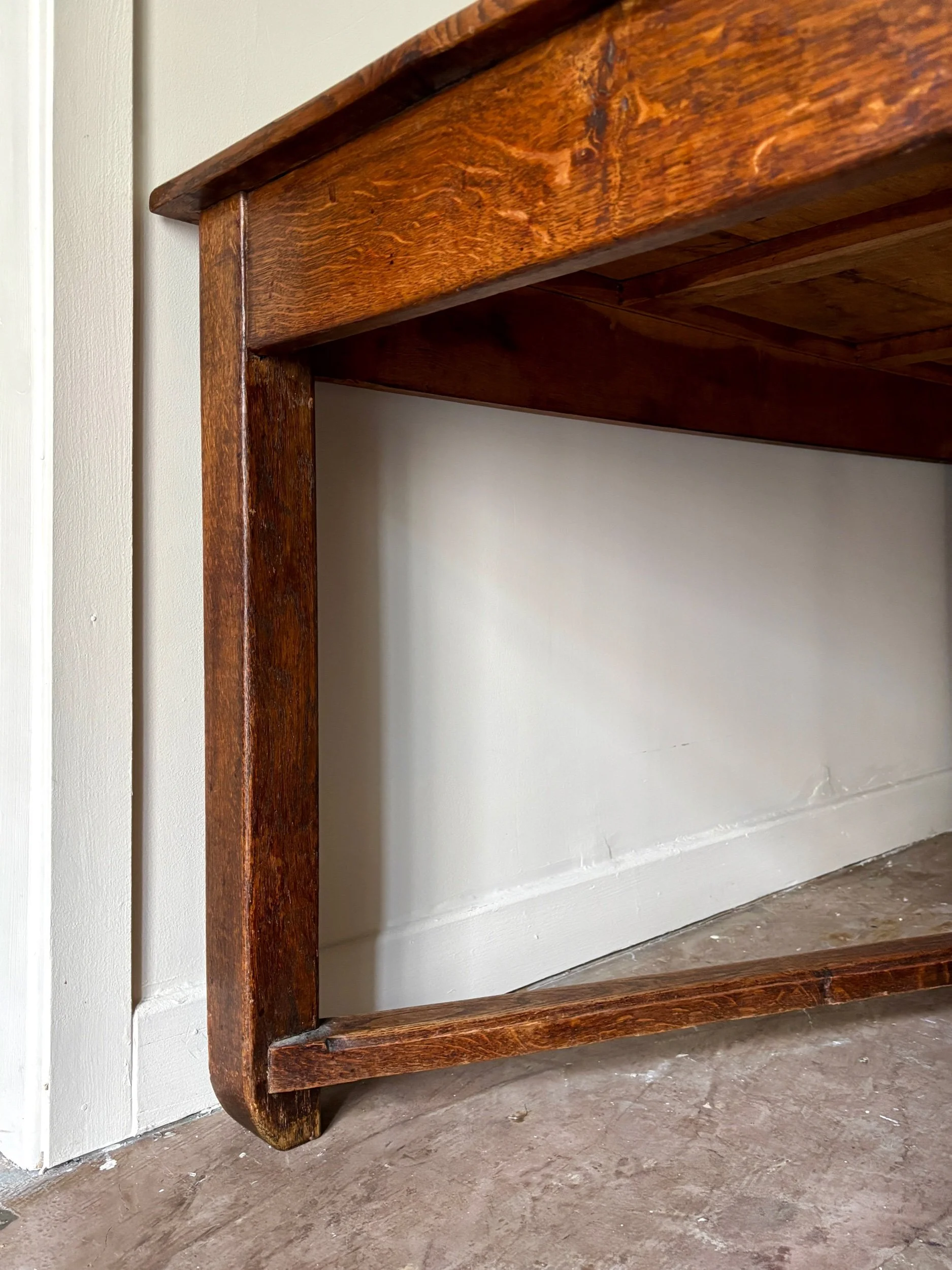 table-manger-bureau-bois-fonce-meuble-vintage-axs-design-paris-france