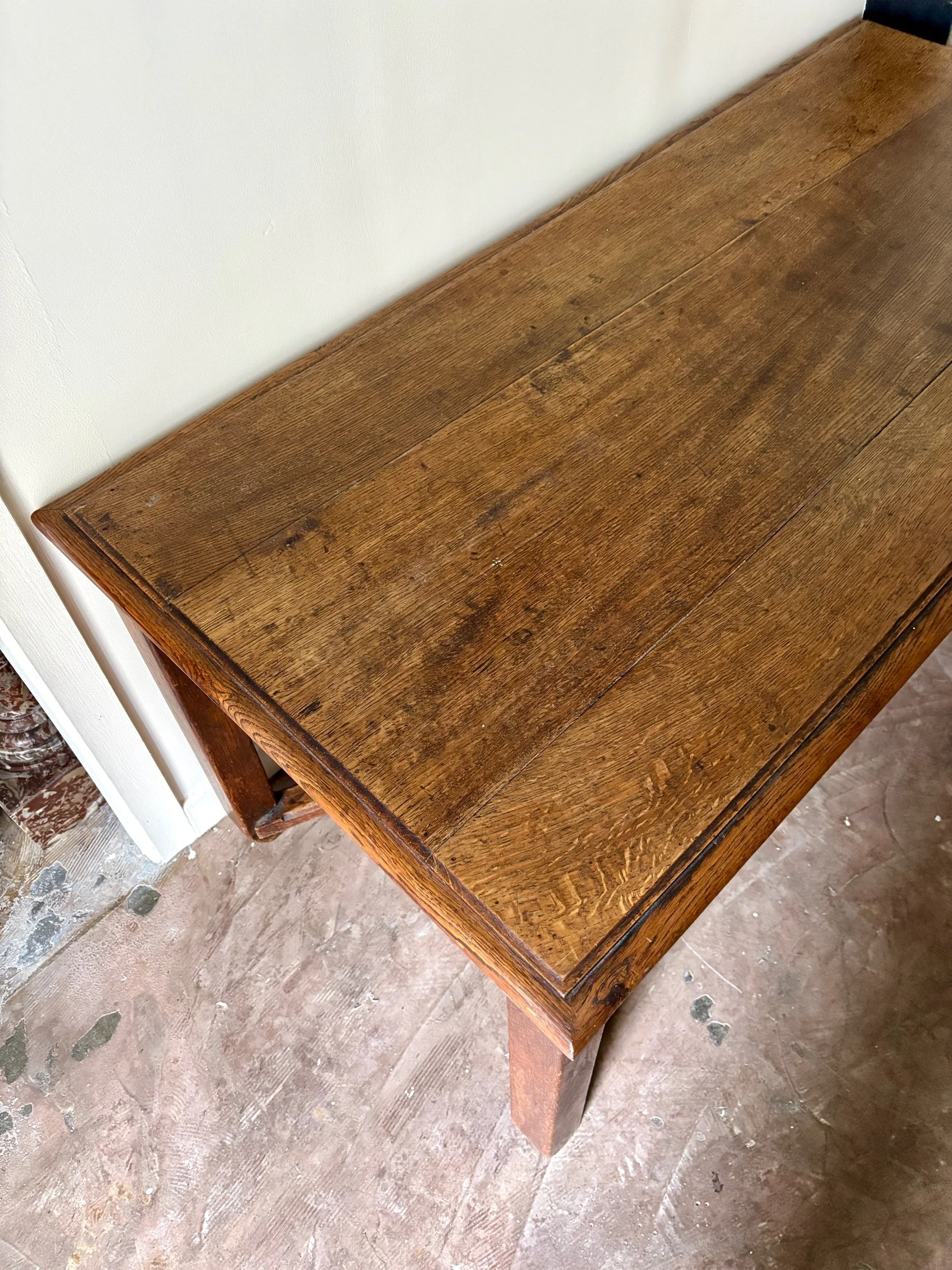 table-manger-bureau-bois-fonce-meuble-vintage-axs-design-paris-france