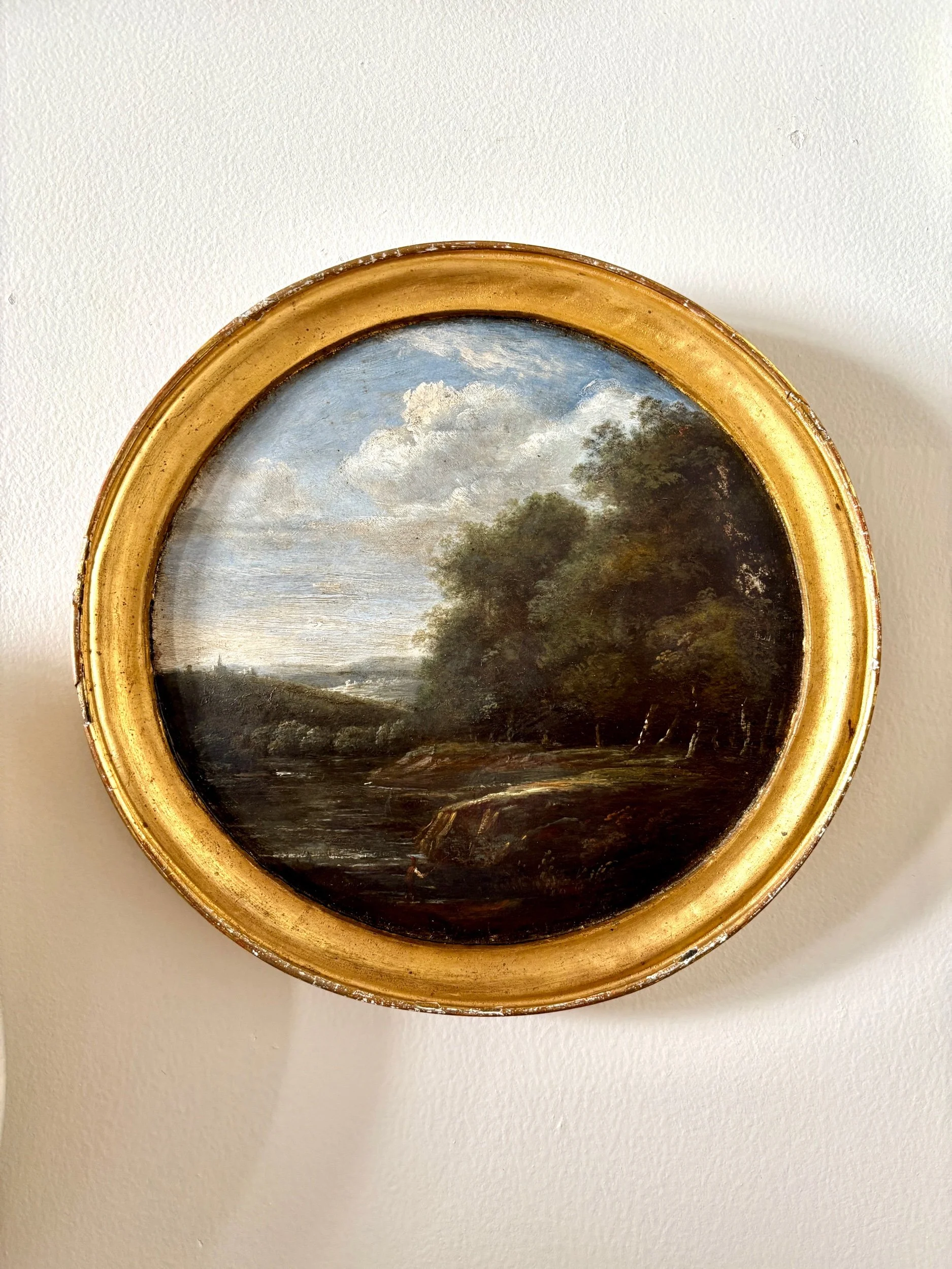 peinture-huile-bois-paysage-dore-art-vintage-axs-design-paris-france