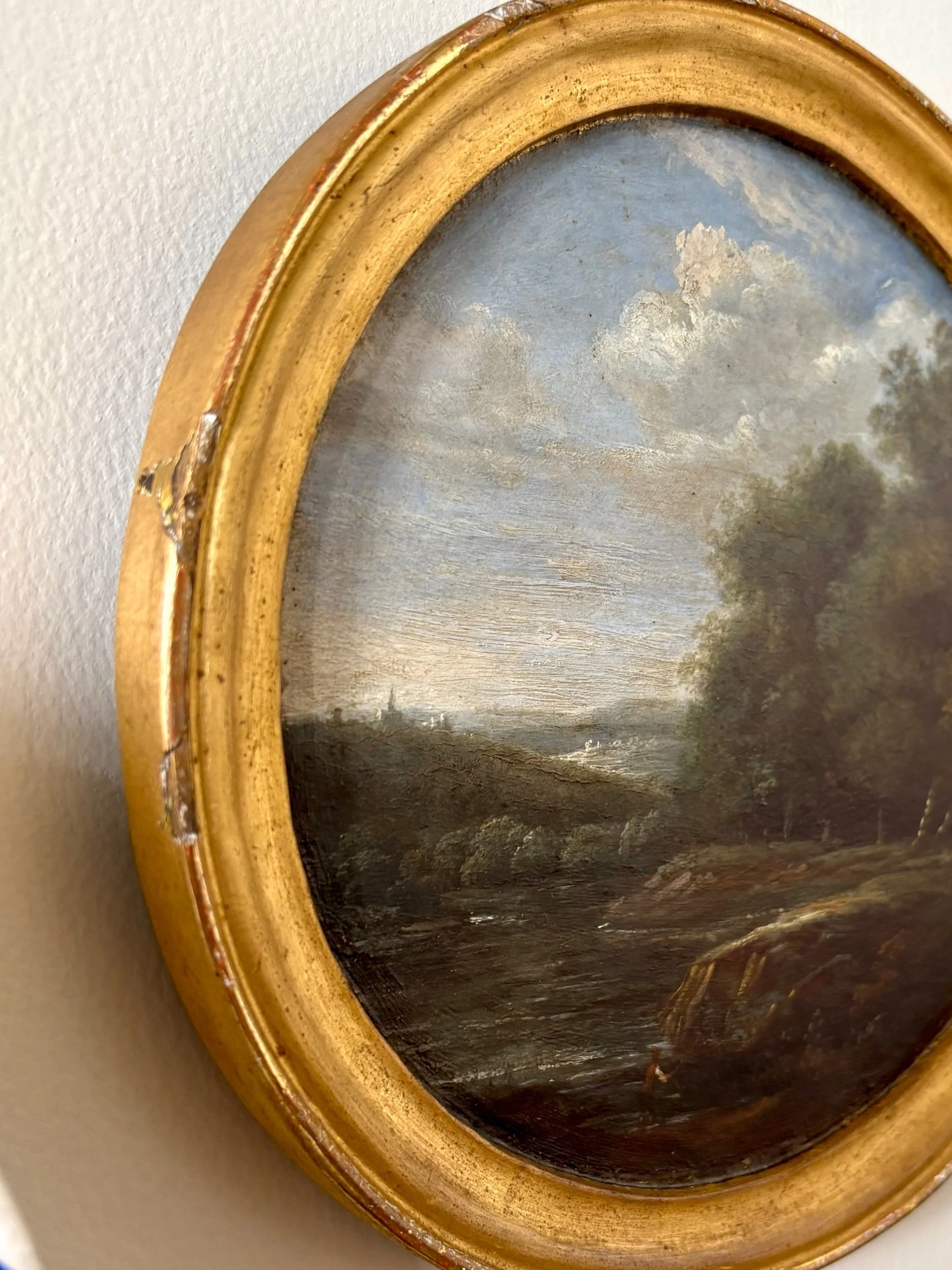 peinture-huile-bois-paysage-dore-art-vintage-axs-design-paris-france