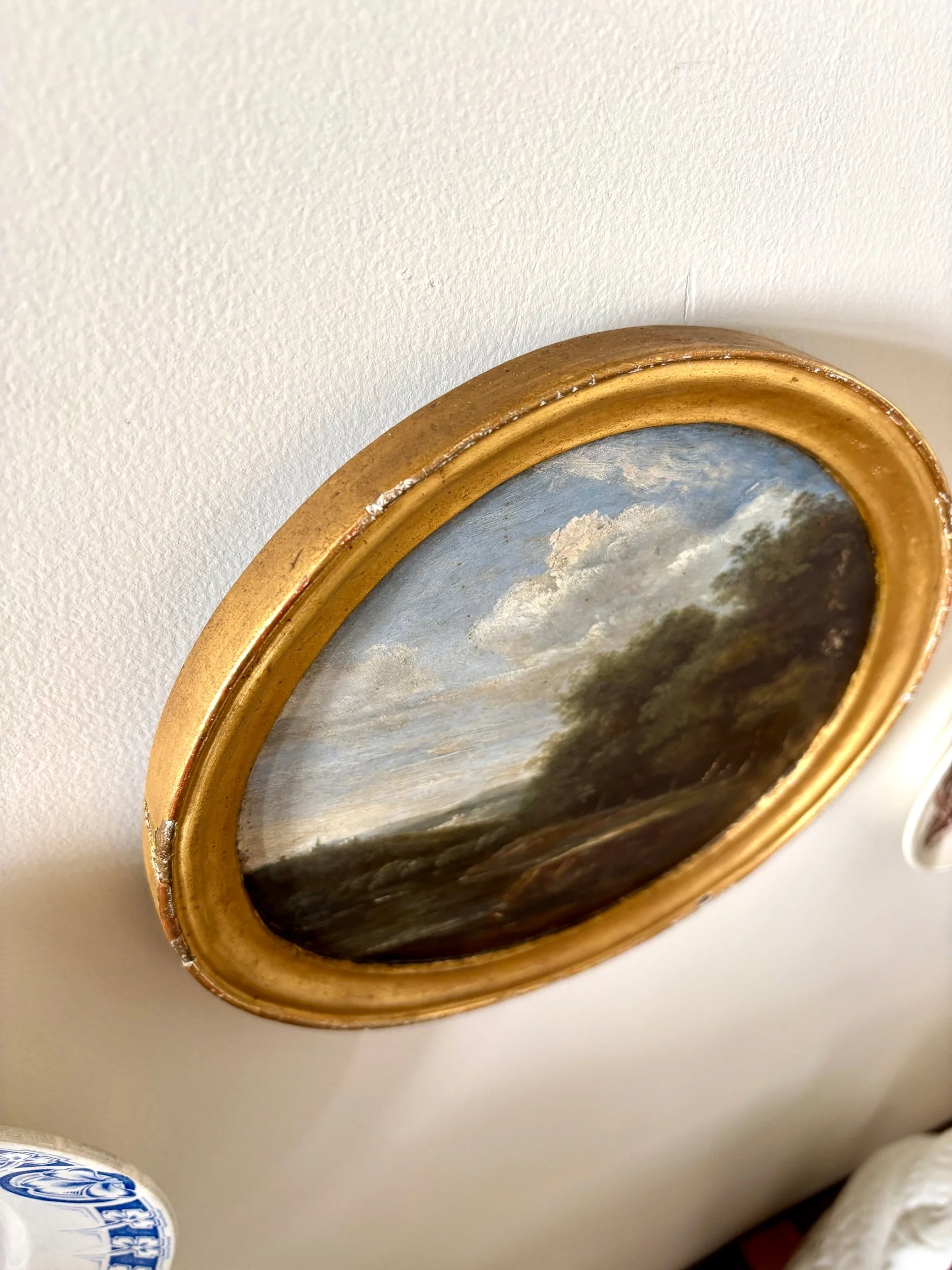 peinture-huile-bois-paysage-dore-art-vintage-axs-design-paris-france