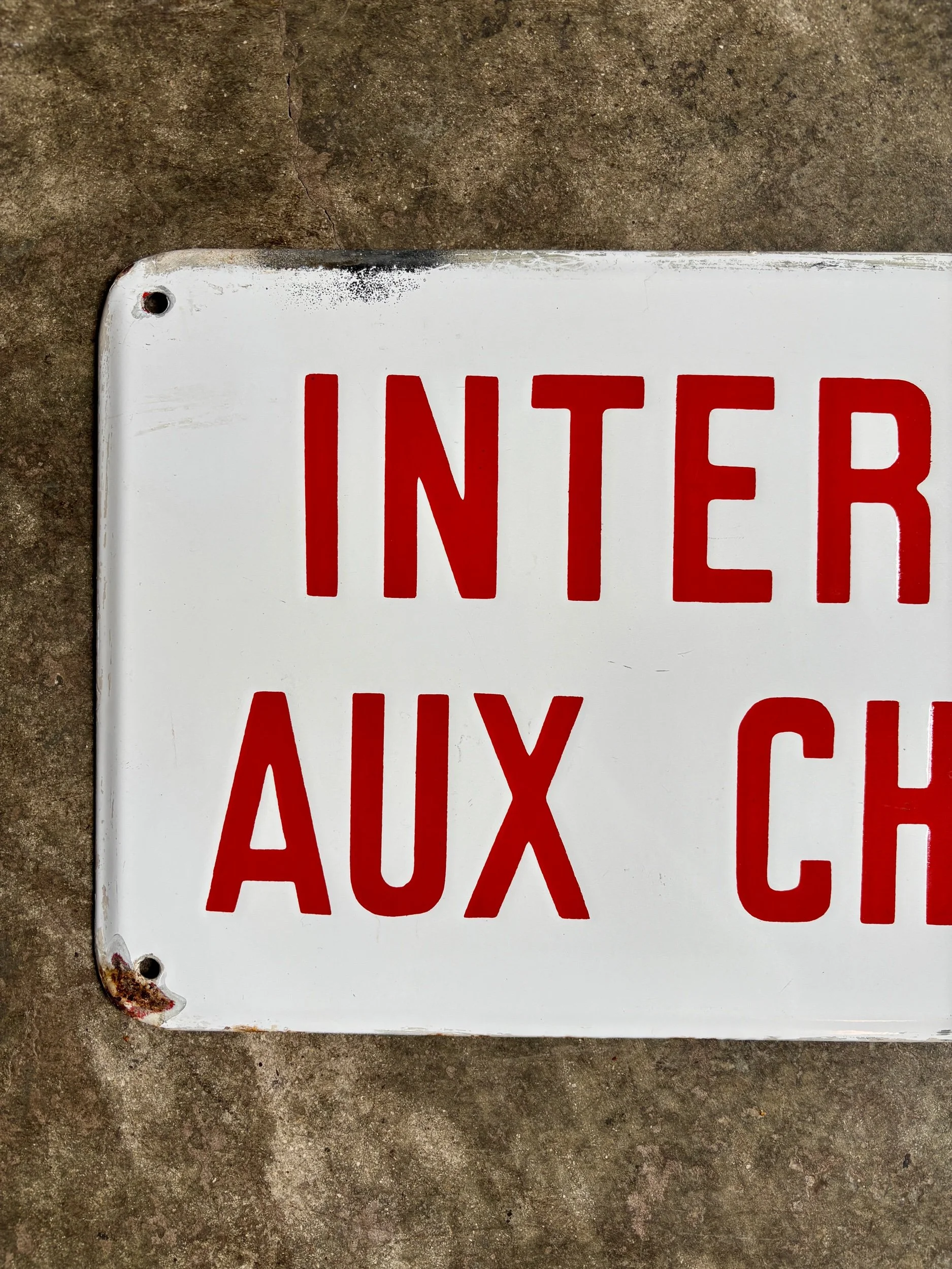plaque-tole-emaillee-interdit-chien-decoration-vintage-axs-design-paris-france
