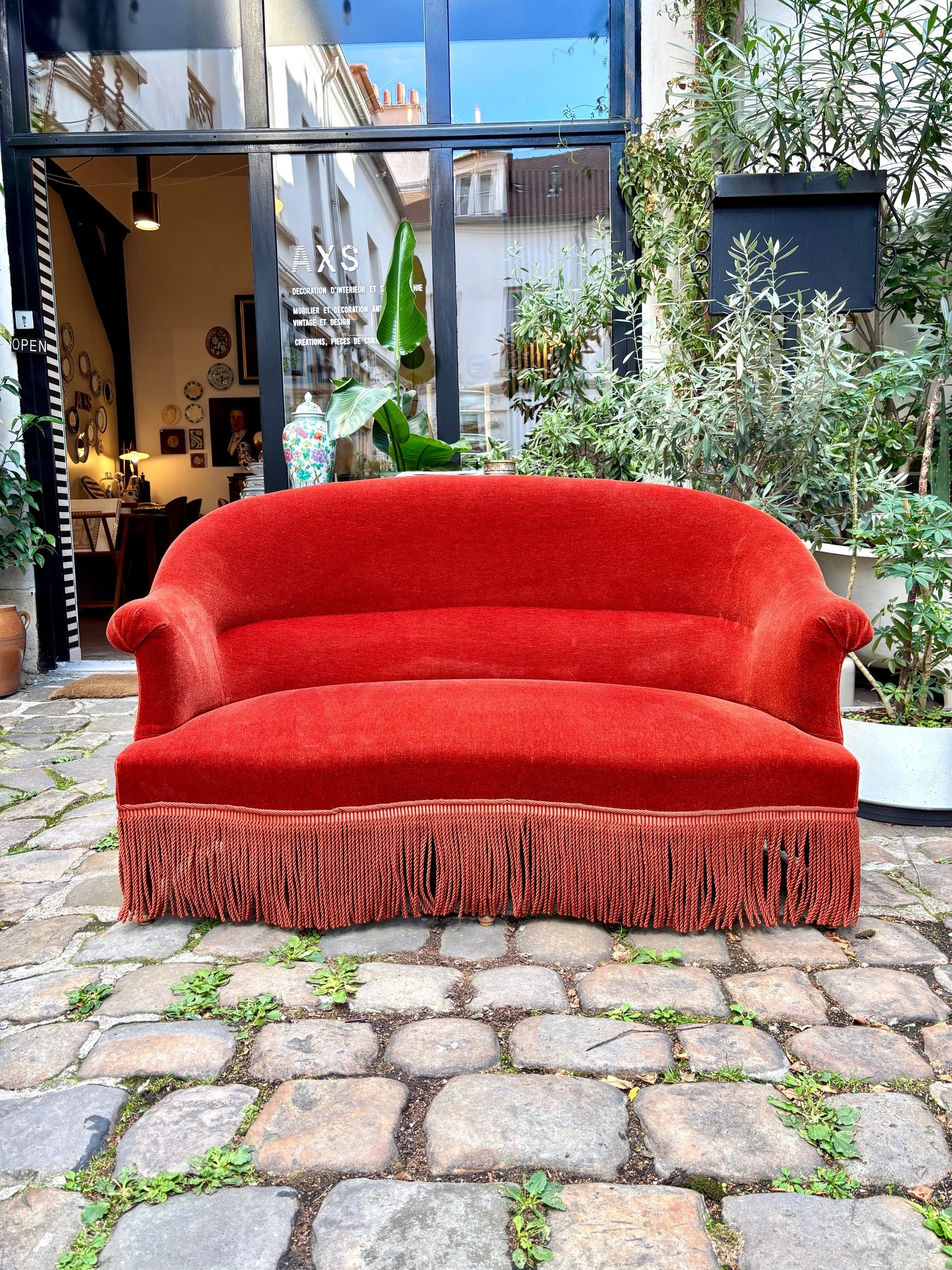 banquette-2-places-velours-terracotta-assise-vintage-axs-design-paris-france