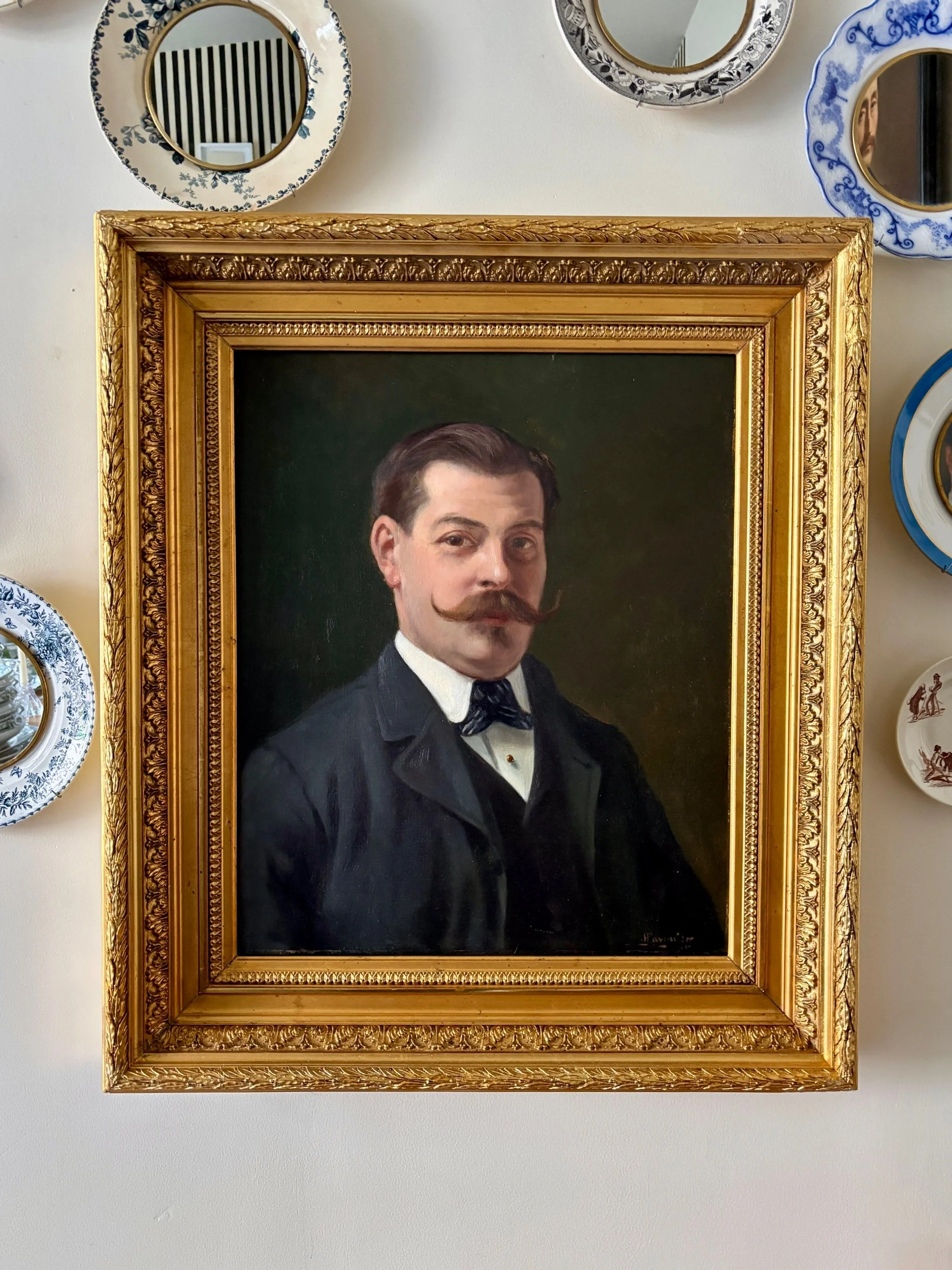 portrait-homme-bourgeois-peinture-huile-toile-art-decoration-axs-design-paris-france