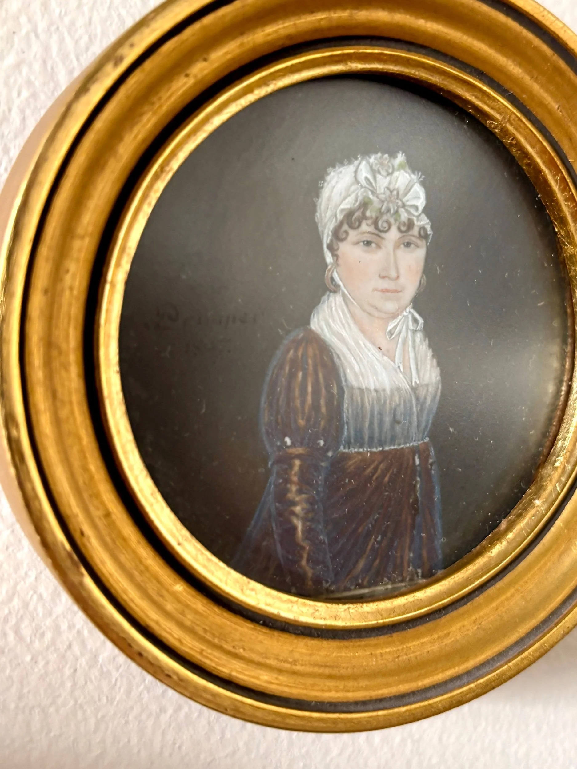 2-portraits-miniatures-peinture-prosper-1807-art-vintage-axs-design-paris-france