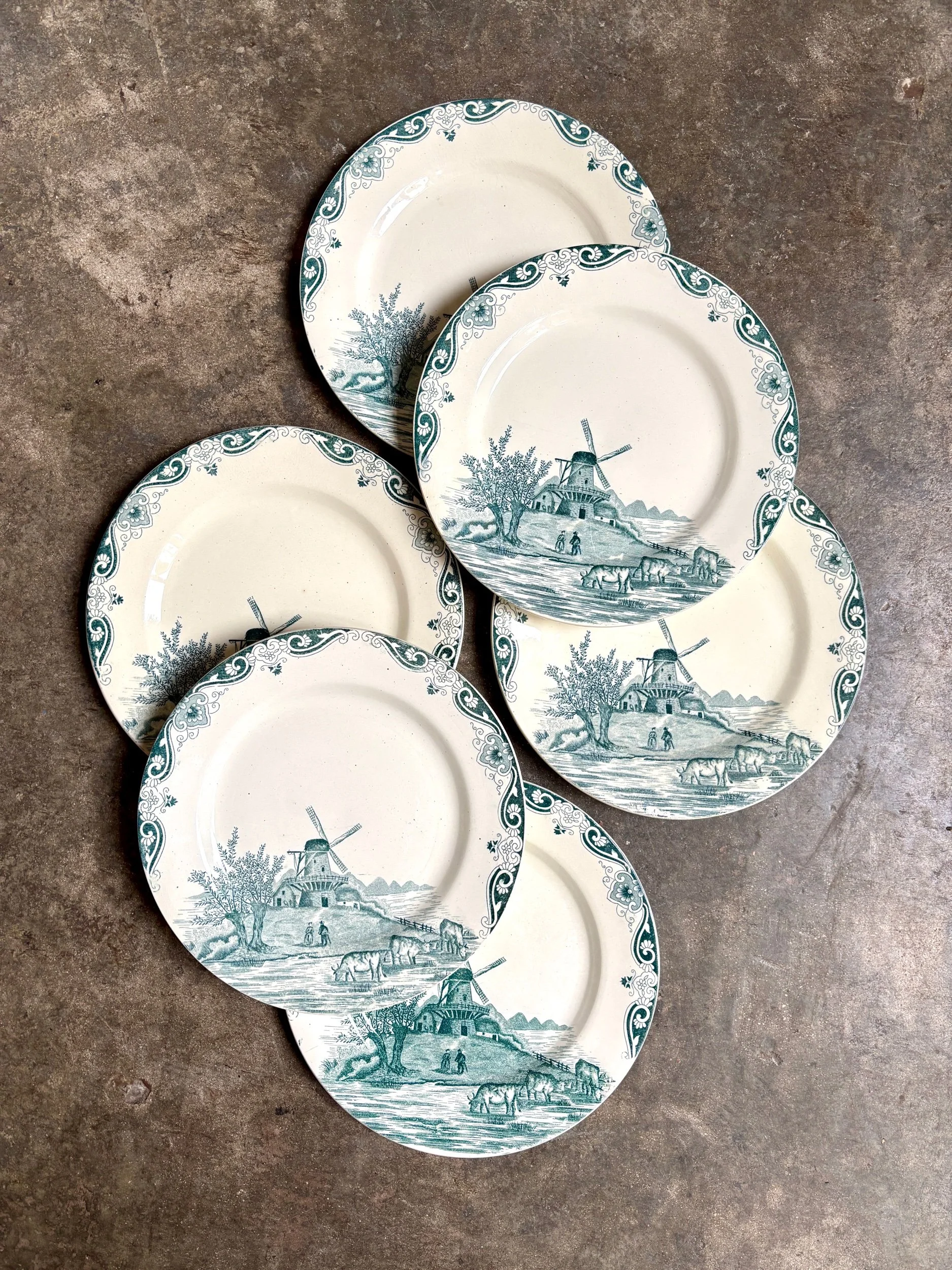 6-assiettes-plates-3-salins-delft-terre-de-fer-blanc-bleu-vaisselle-vintage-axs-design-paris-france