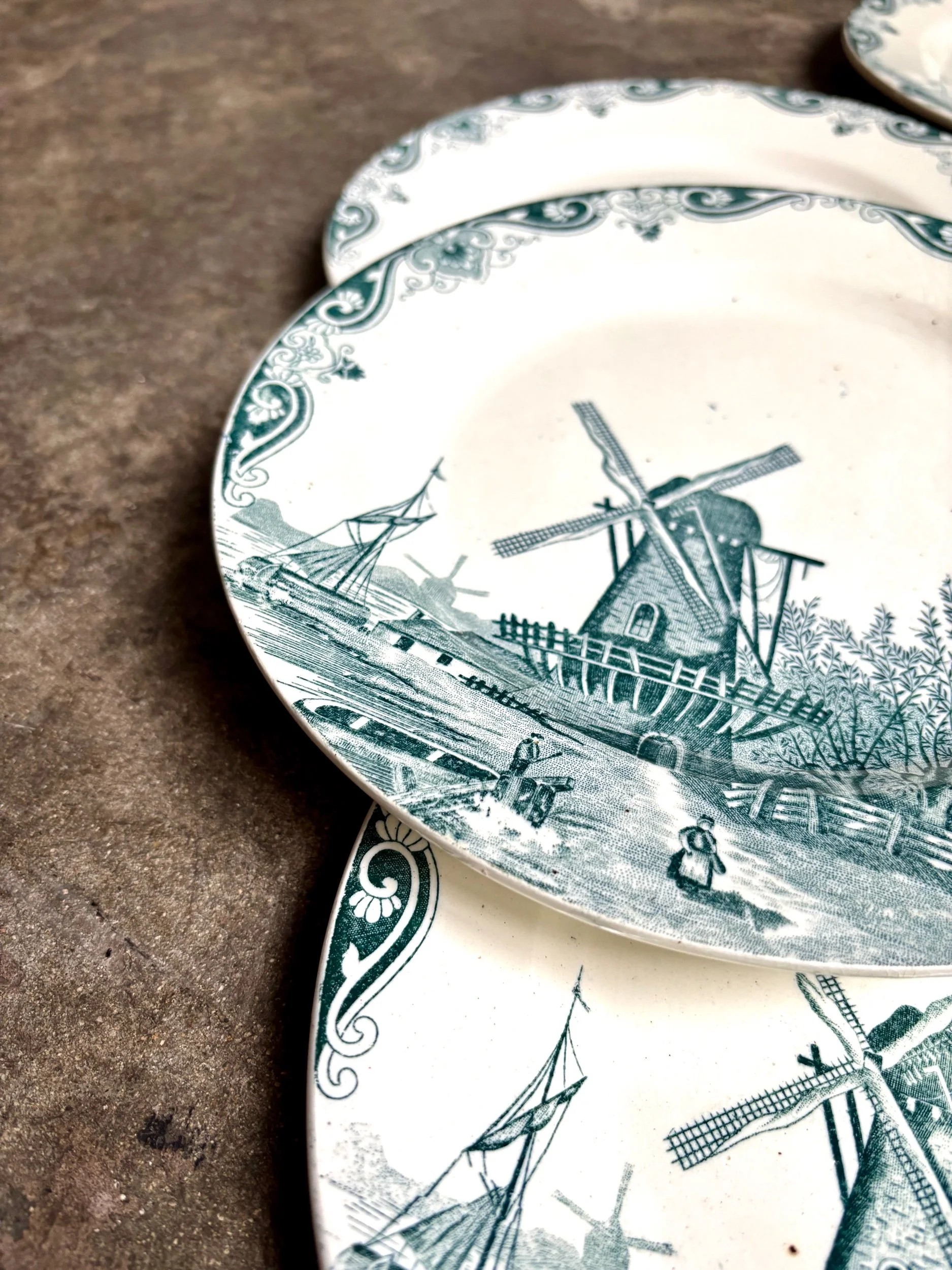 6-assiettes-plates-4-salins-delft-terre-de-fer-blanc-bleu-vaisselle-vintage-axs-design-paris-france
