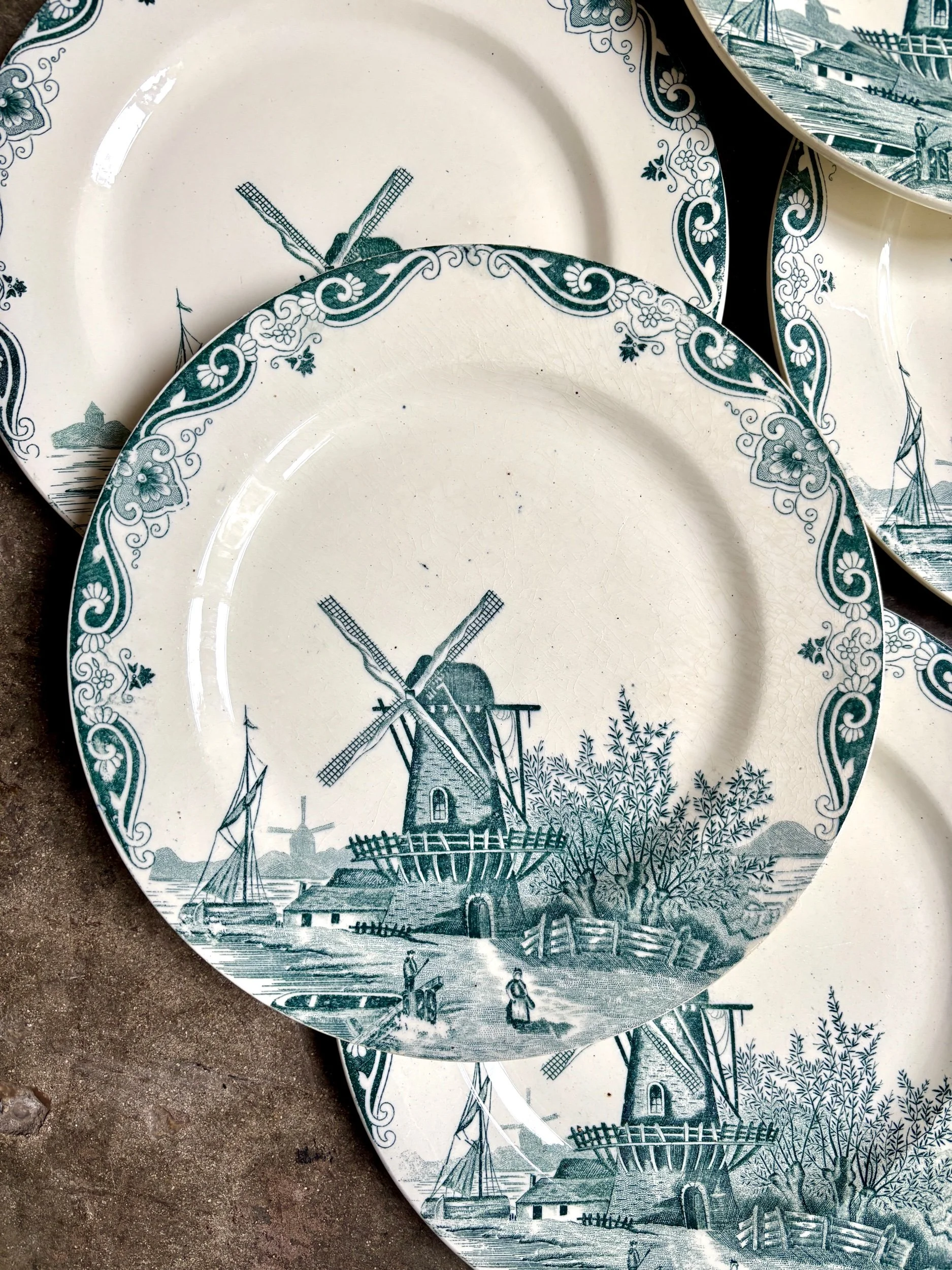 6-assiettes-plates-4-salins-delft-terre-de-fer-blanc-bleu-vaisselle-vintage-axs-design-paris-france