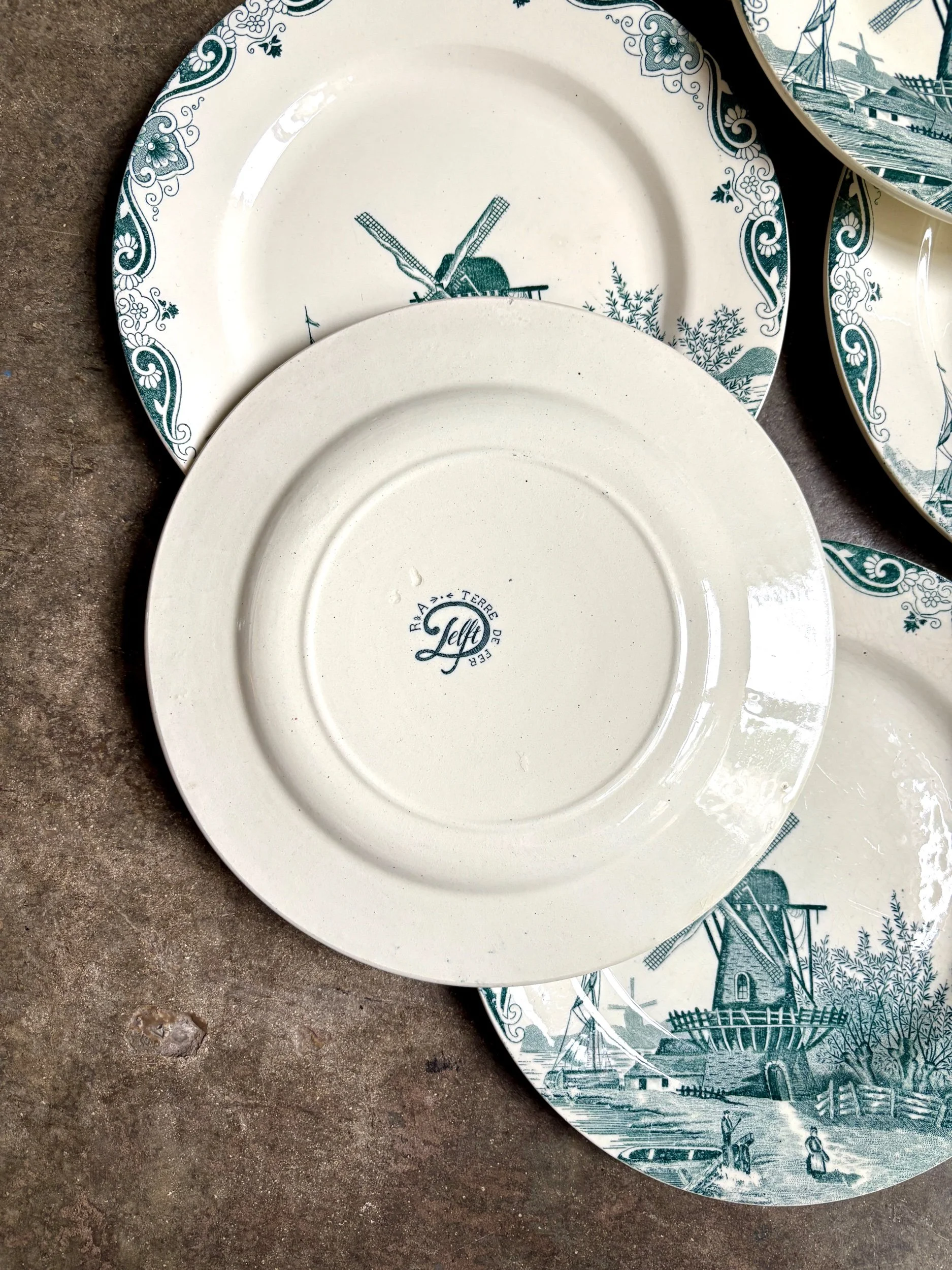 6-assiettes-plates-4-salins-delft-terre-de-fer-blanc-bleu-vaisselle-vintage-axs-design-paris-france