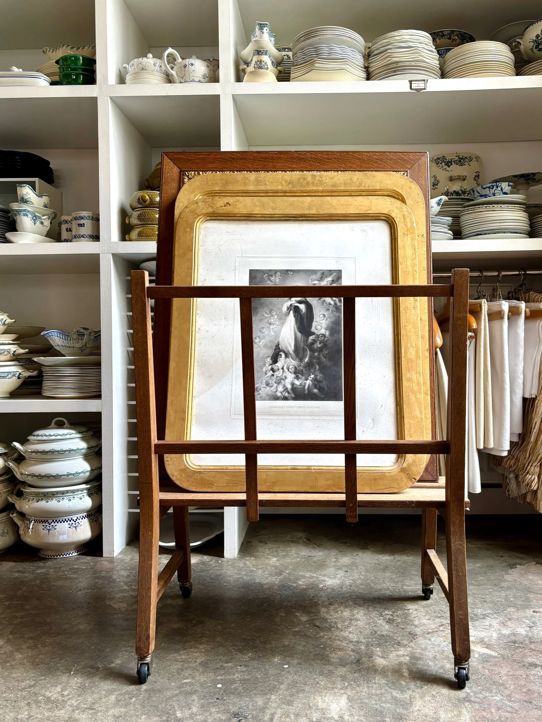 porte-cartons-dessin-bois-fonce-meuble-rangement-vintage-axs-design-paris-france