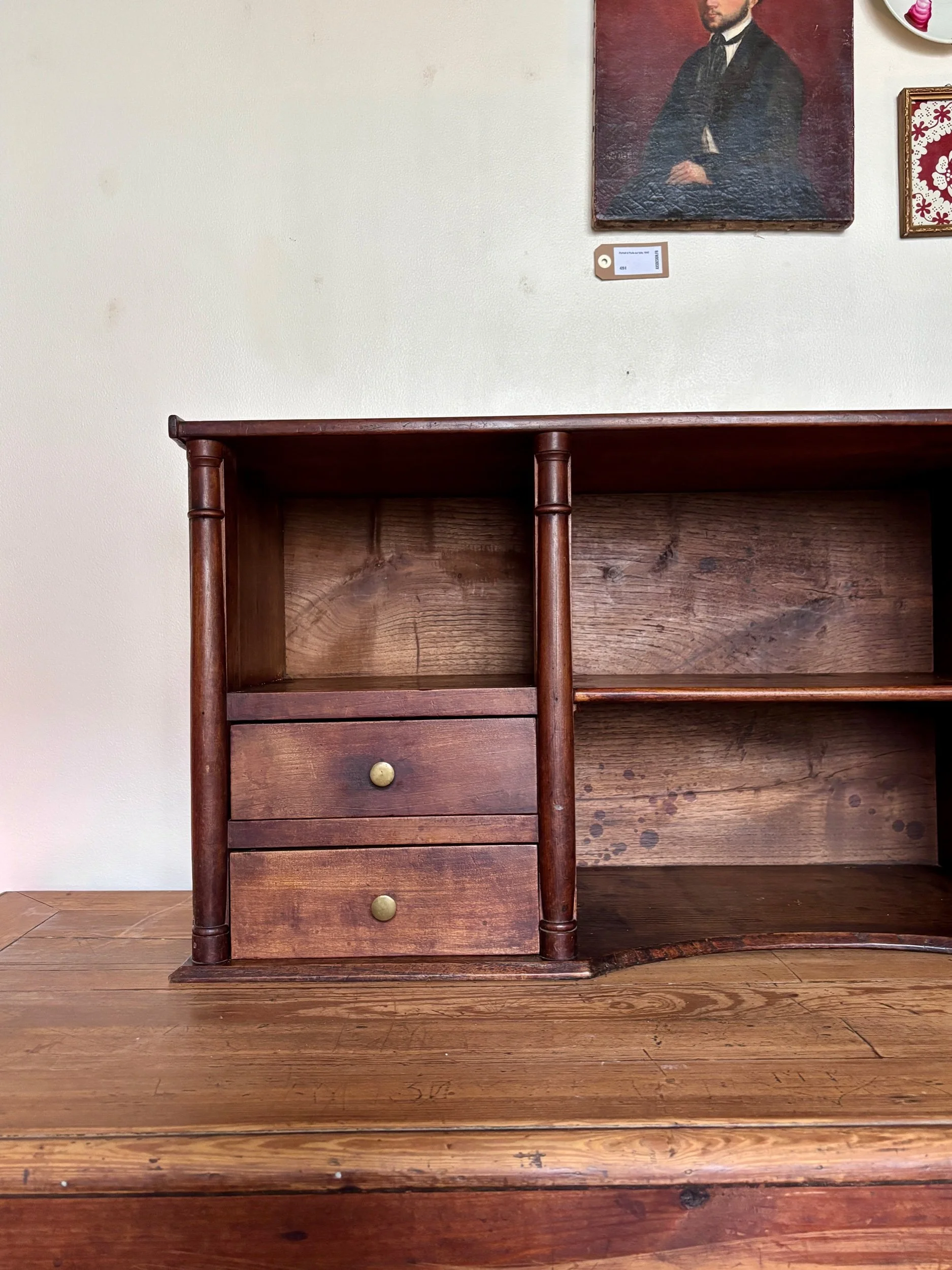 meuble-rangement-cabinet-4-tiroirs-bois-fonce-mobilier-classique-vintage-axs-design-paris-france