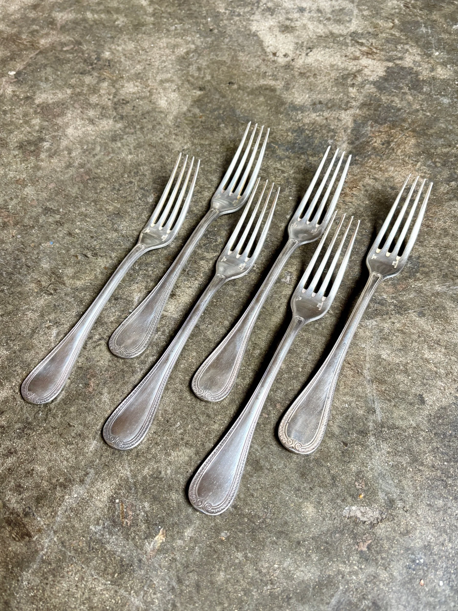 6-fourchettes-christofle-malmaison-metal-argente-couverts-vintage-axs-design-paris-france