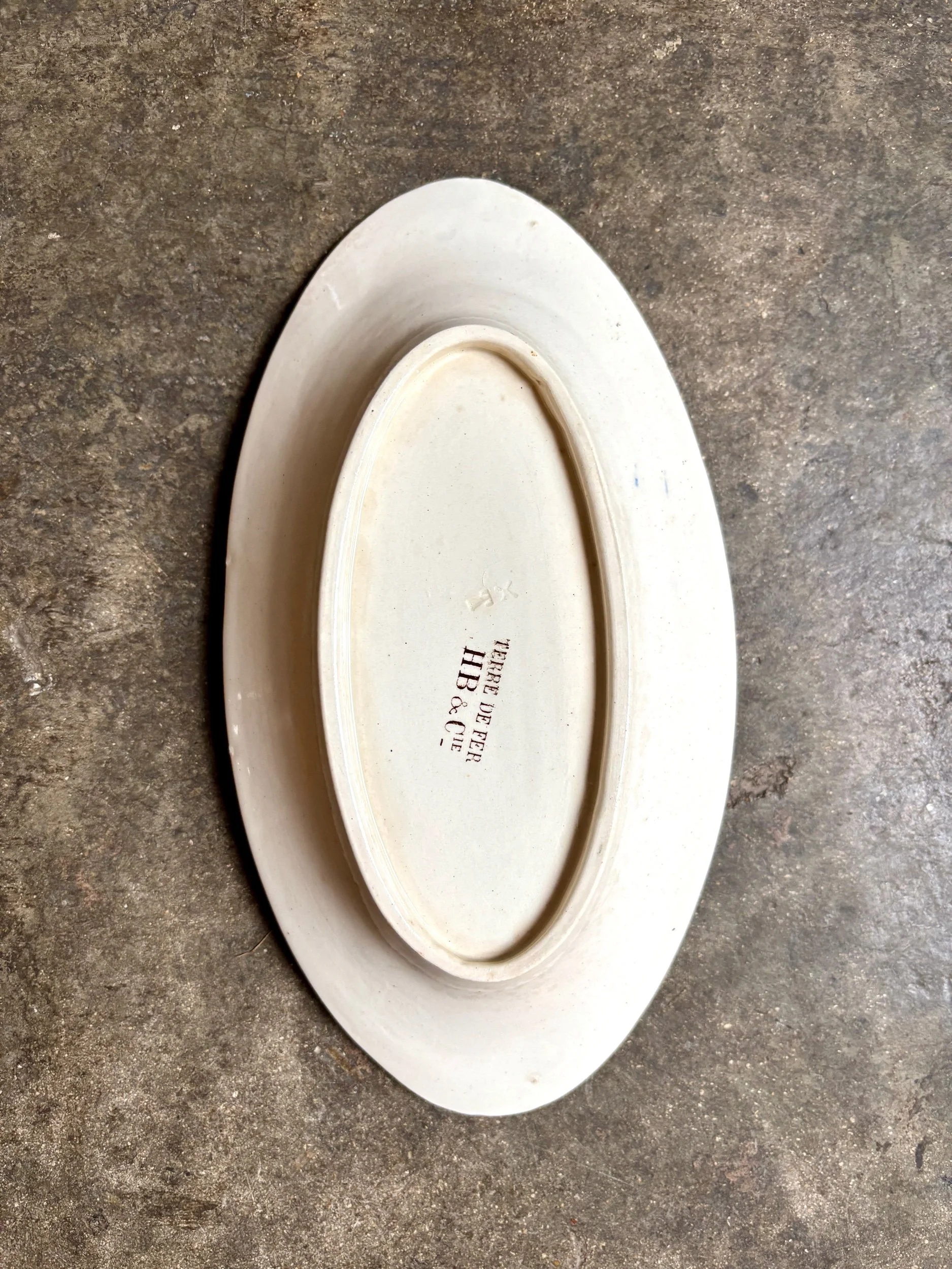 ravier-hb-cie-terre-de-fer-marron-vaisselle-vintage-axs-design-paris-france