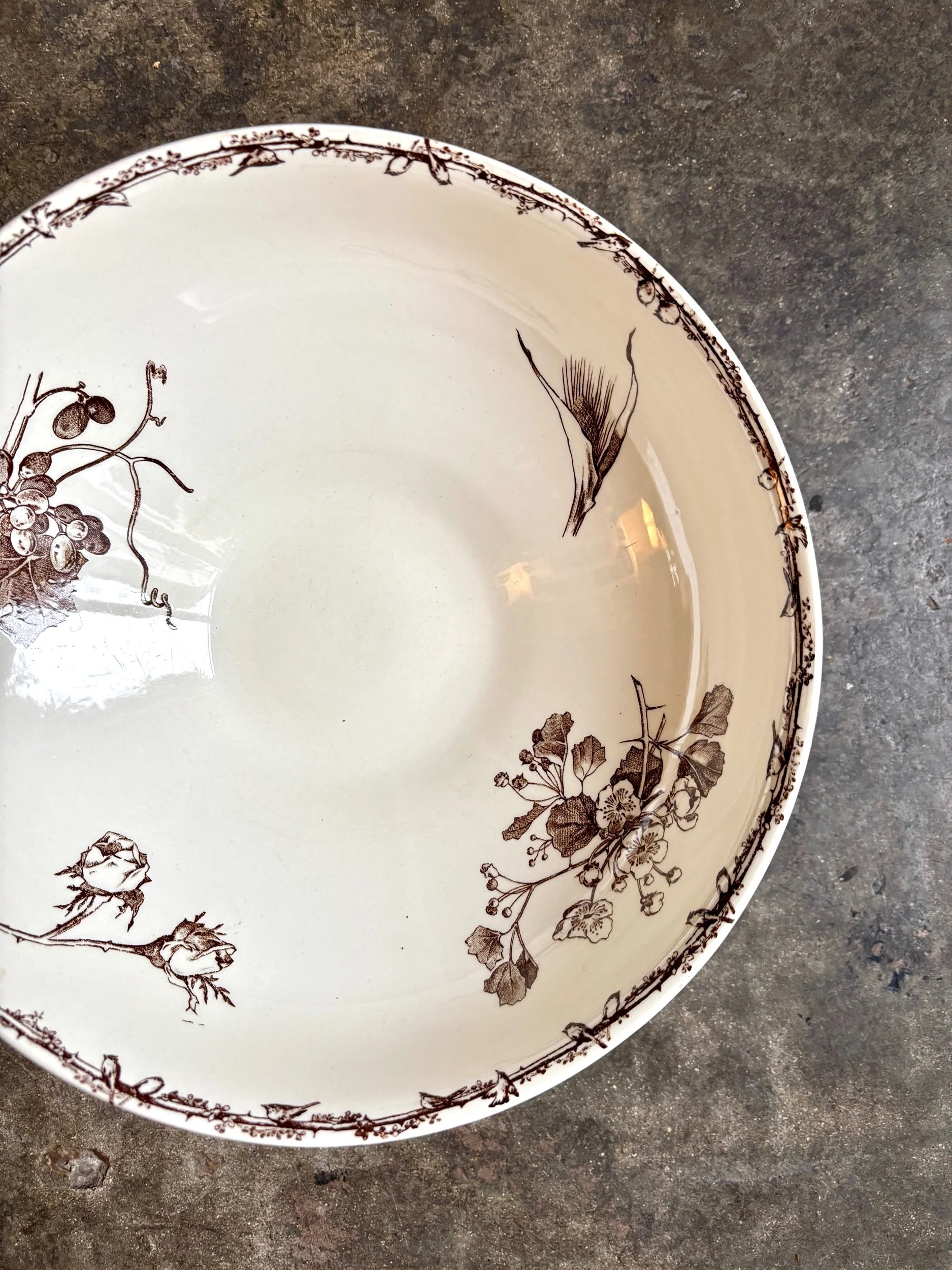 saladier-hb-cie-terre-de-fer-marron-vaisselle-vintage-axs-design-paris-france