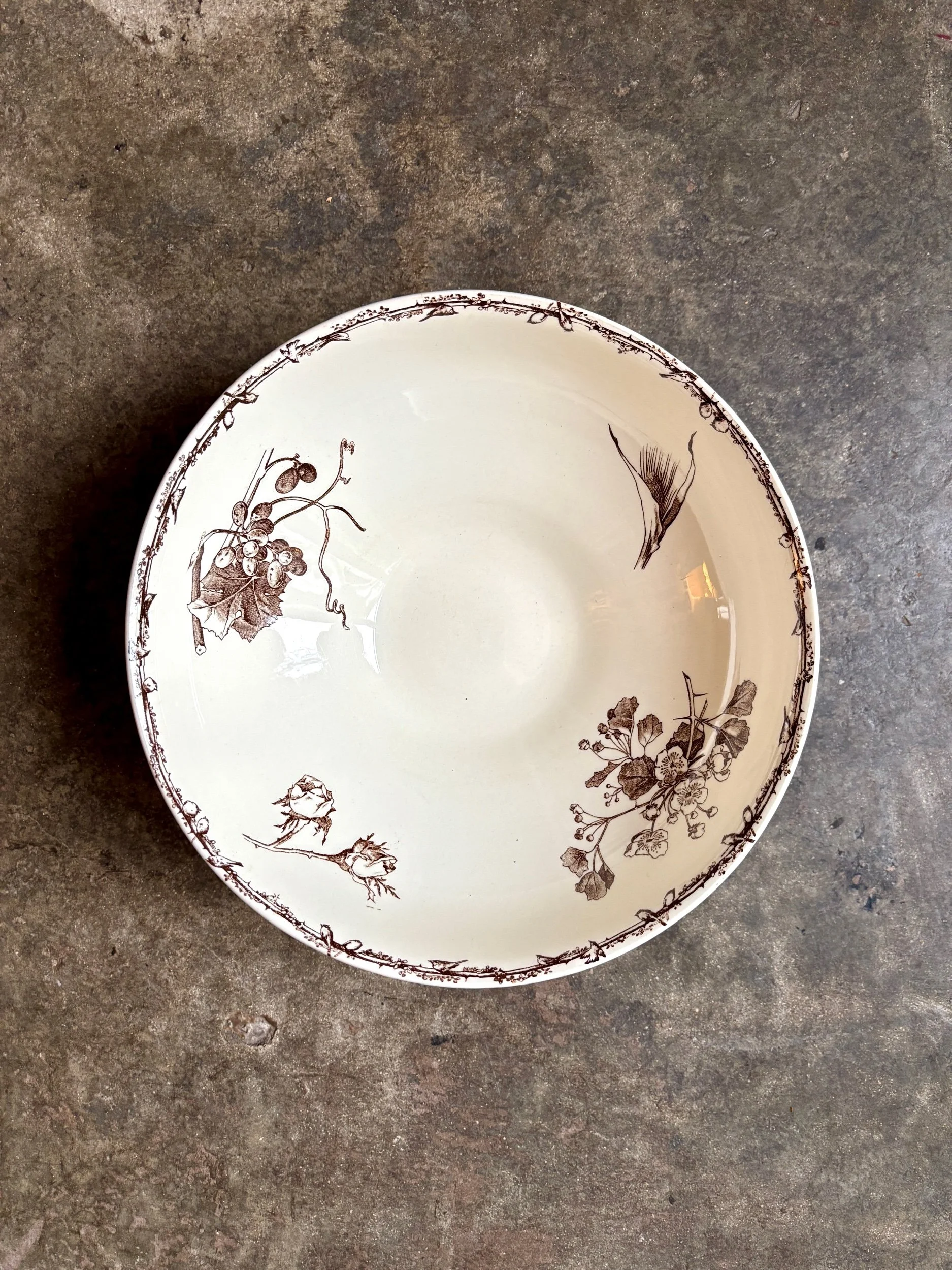 saladier-hb-cie-terre-de-fer-marron-vaisselle-vintage-axs-design-paris-france