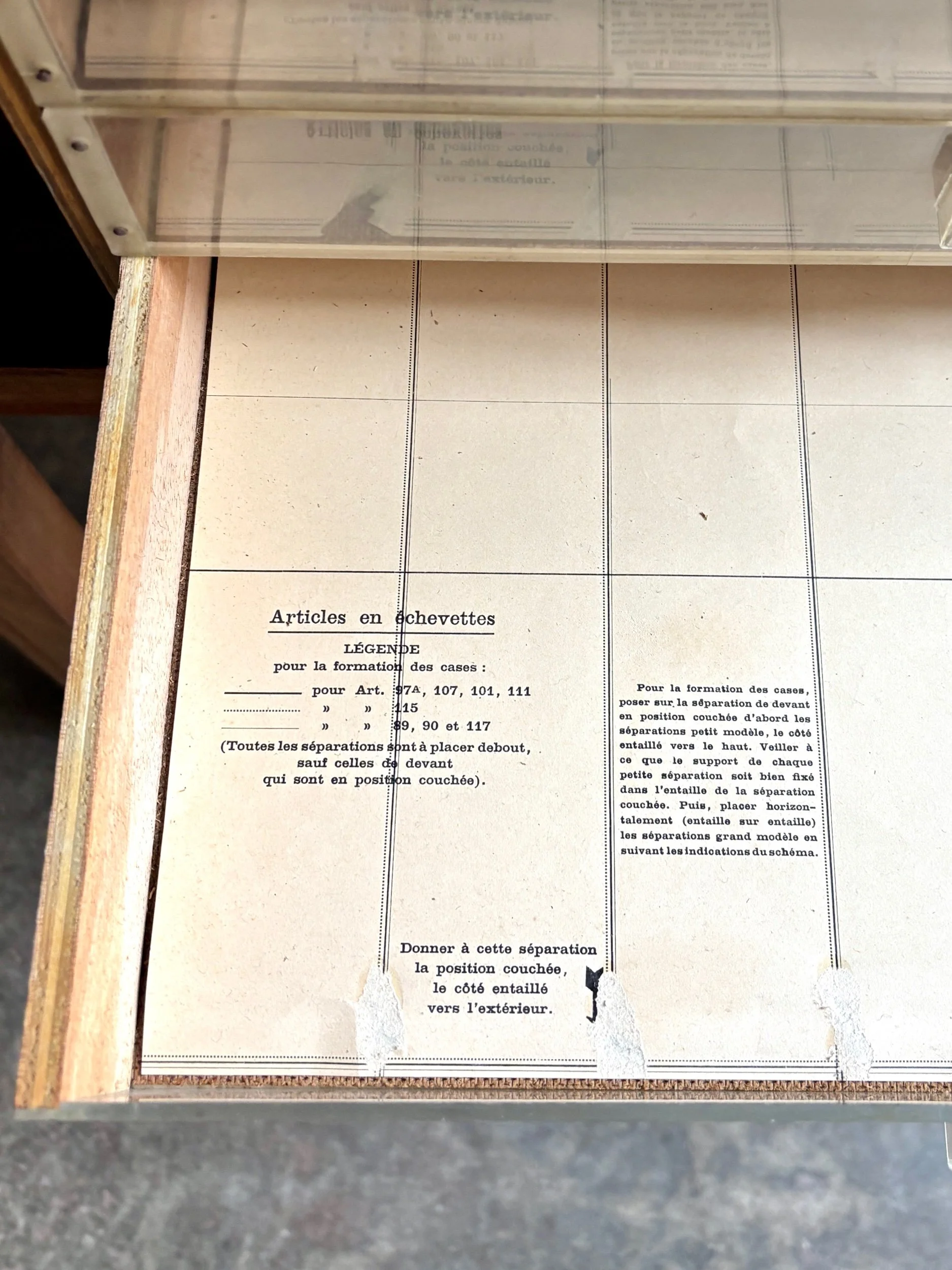 meuble-rangement-6-tiroirs-dmc-bois-clair-vintage-axs-design-paris-france