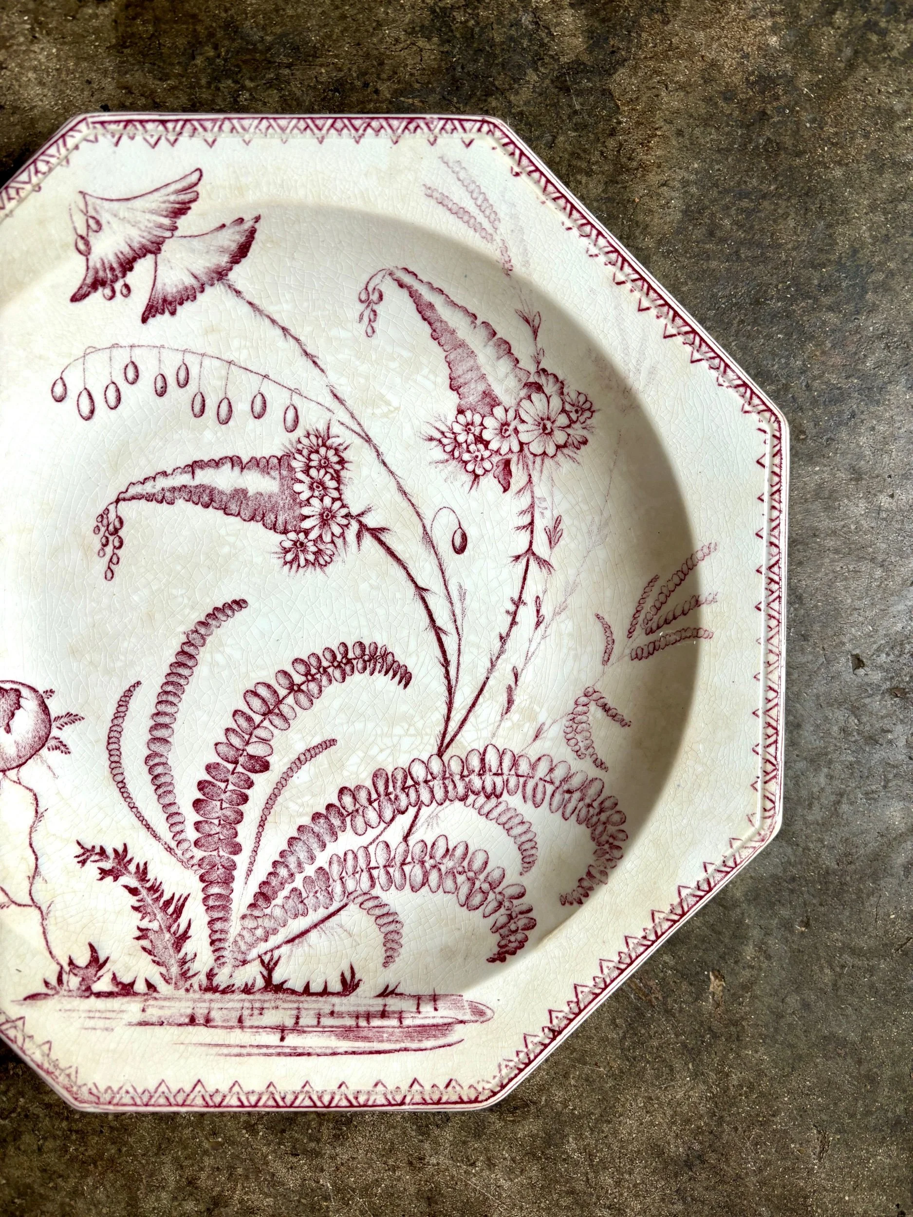 plat-creux-clairefontaine-indiana-terre-de-fer-rose-vaisselle-vintage-axs-design-paris-france