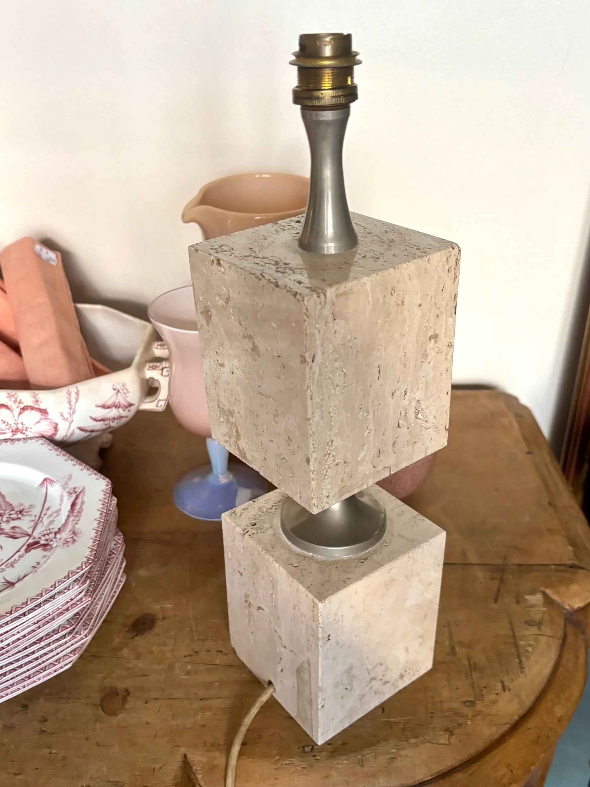 pied-de-lampe-philippe-barbier-travertin-1970-luminaire-vintage-axs-design-paris-france