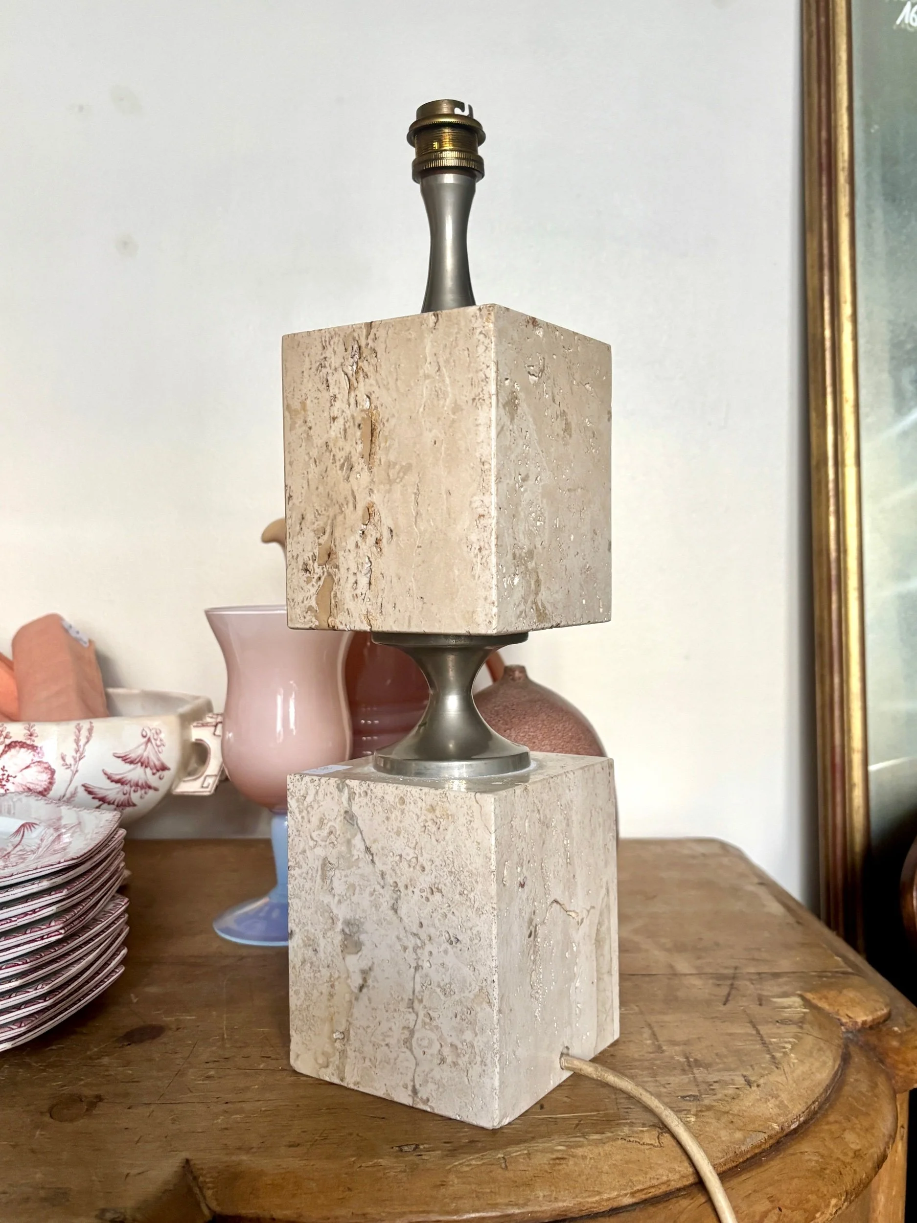 pied-de-lampe-philippe-barbier-travertin-1970-luminaire-vintage-axs-design-paris-france