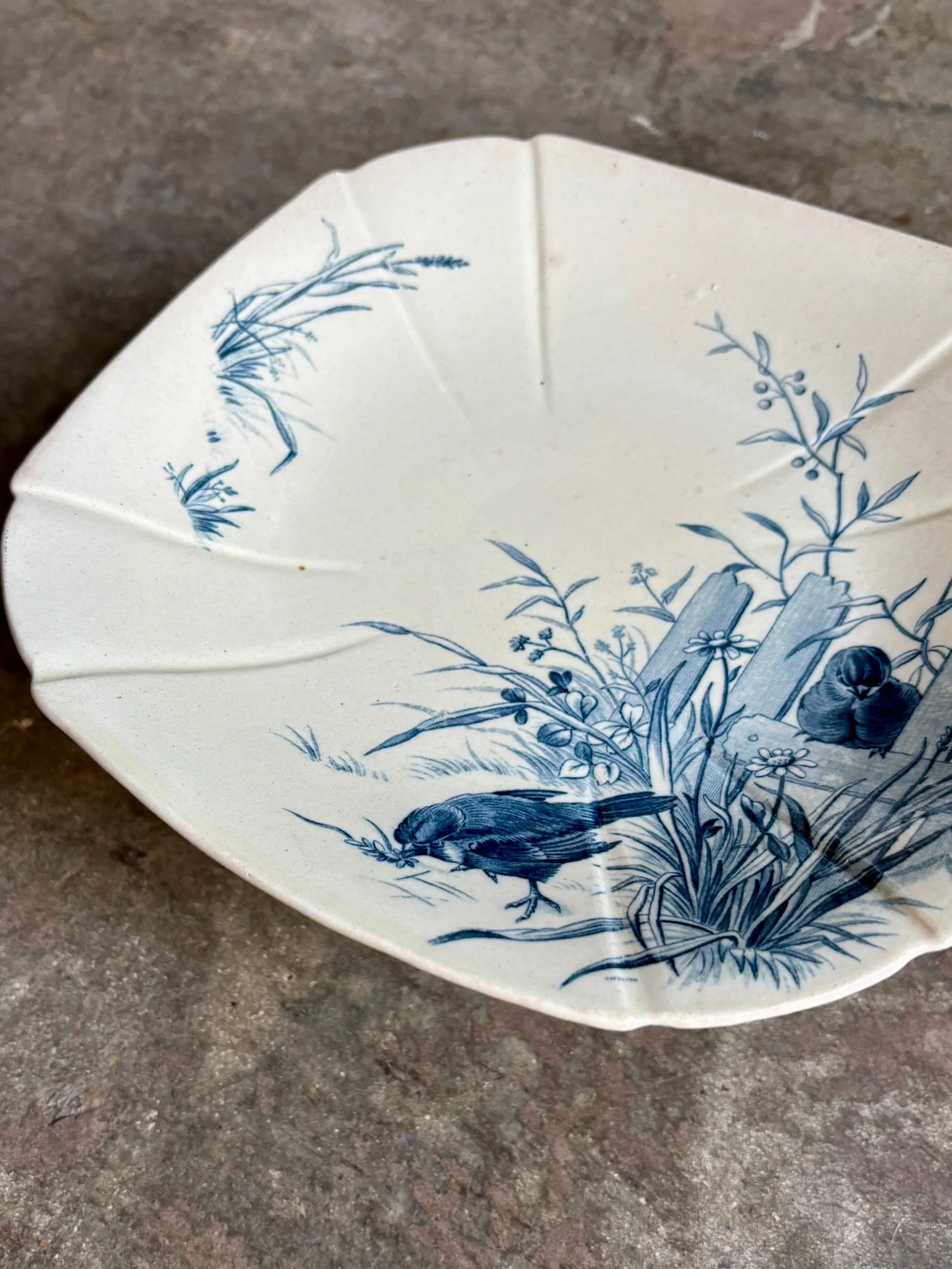 petit-compotier-gien-bleu-oiseaux-terre-fer-vaisselle-vintage-axs-design-paris-france