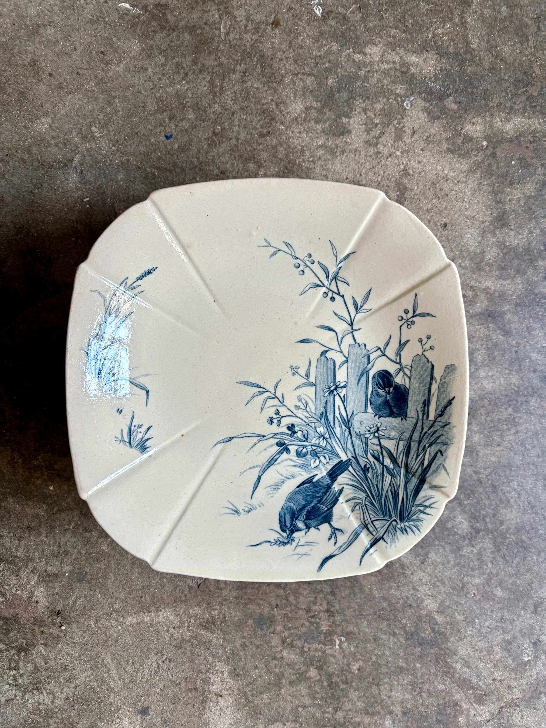 petit-compotier-gien-bleu-oiseaux-terre-fer-vaisselle-vintage-axs-design-paris-france