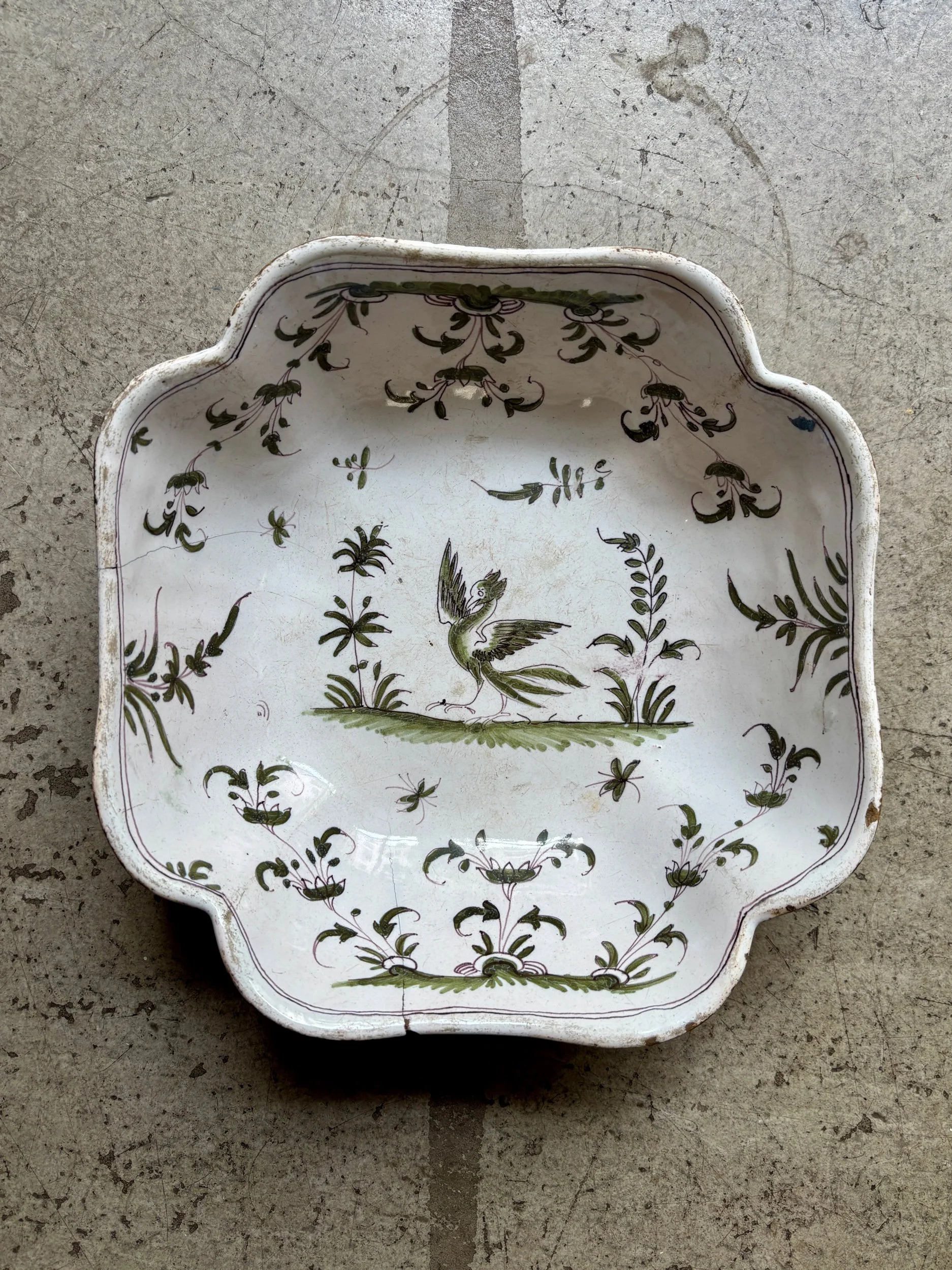 saladier-vieux-moustiers-faience-vert-vaisselle-vintage-axs-design-paris-france