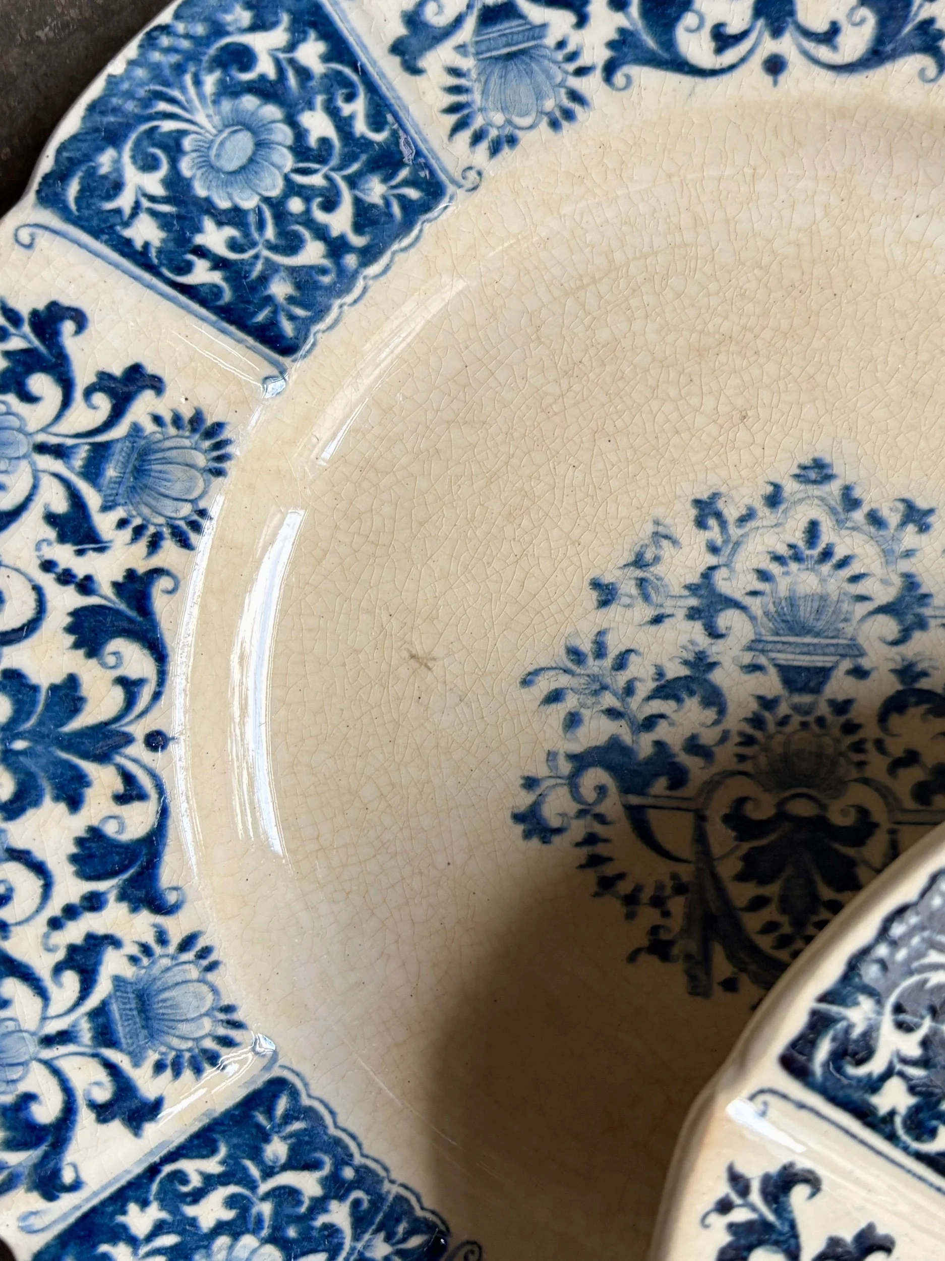 6-assiettes-dessert-gien-terre-de-fer-bleu-vaisselle-vintage-axs-design-paris-france