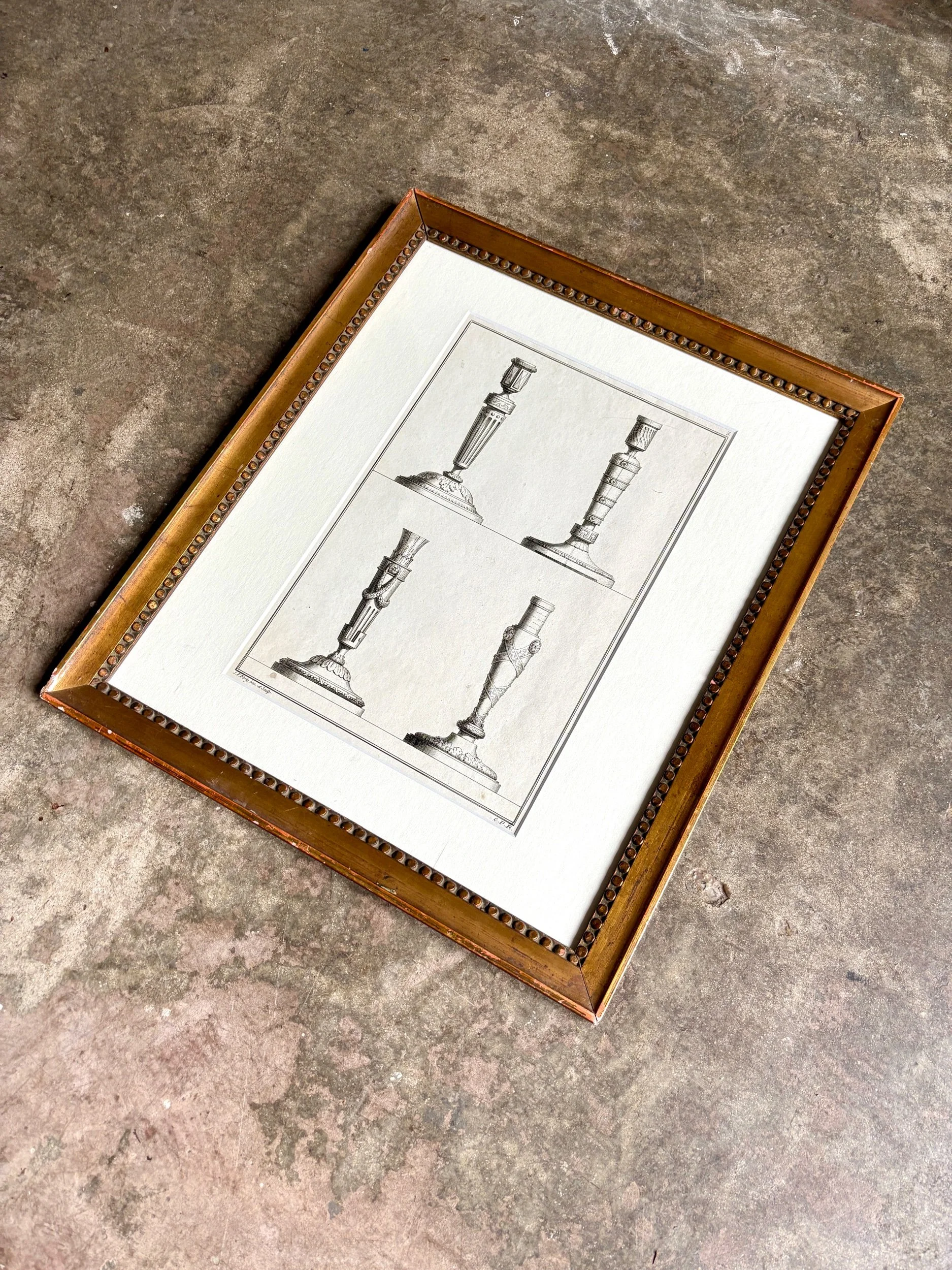 gravure-2-bougeoirs-jf-forty-art-decoration-vintage-axs-design-paris-france
