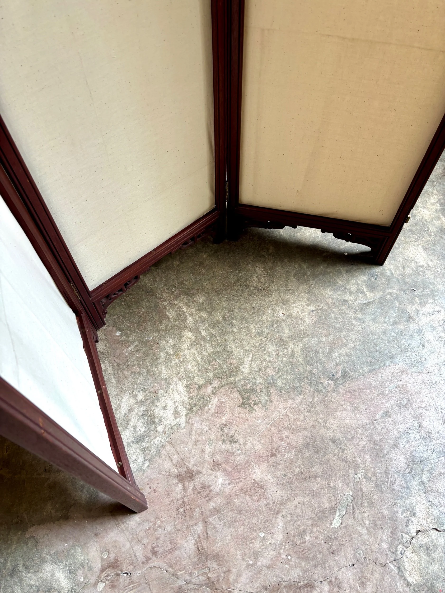 paravent-4-feuilles-bois-coton-meuble-vintage-axs-design-paris-france