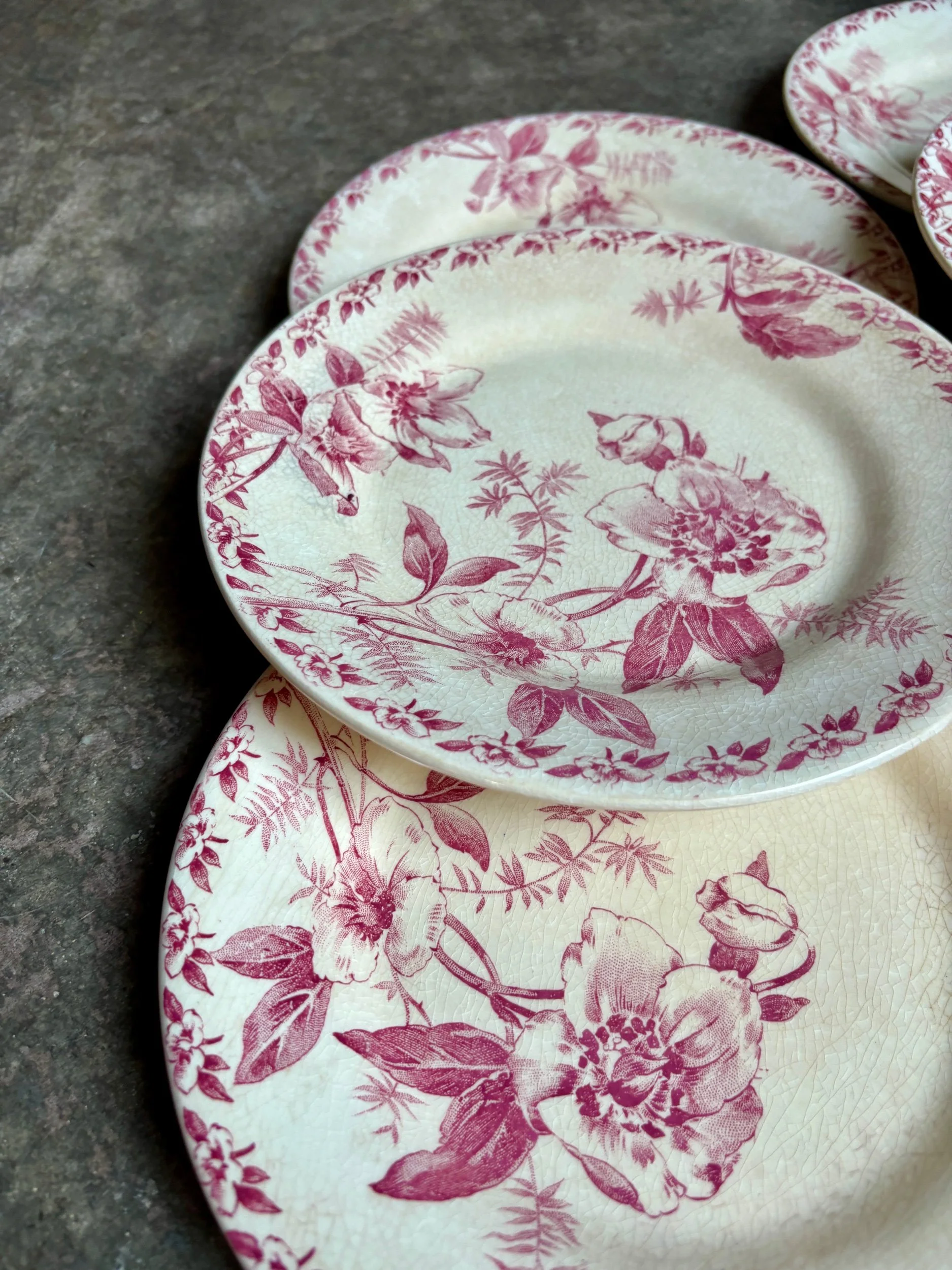 6-assiettes-dessert-terre-de-fer-rose-gien-roses-de-noel-vaisselle-vintage-axs-design-paris-france