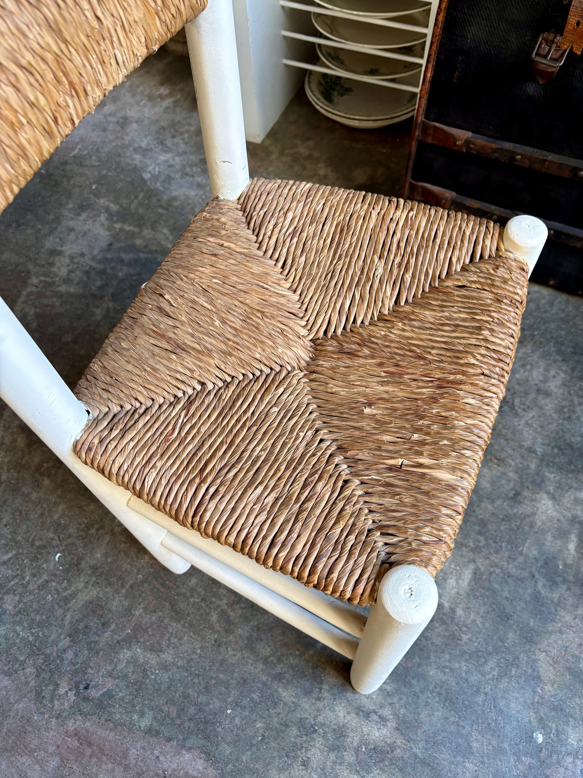 chaise-bois-ecru-paille-assise-vintage-axs-design-paris-france