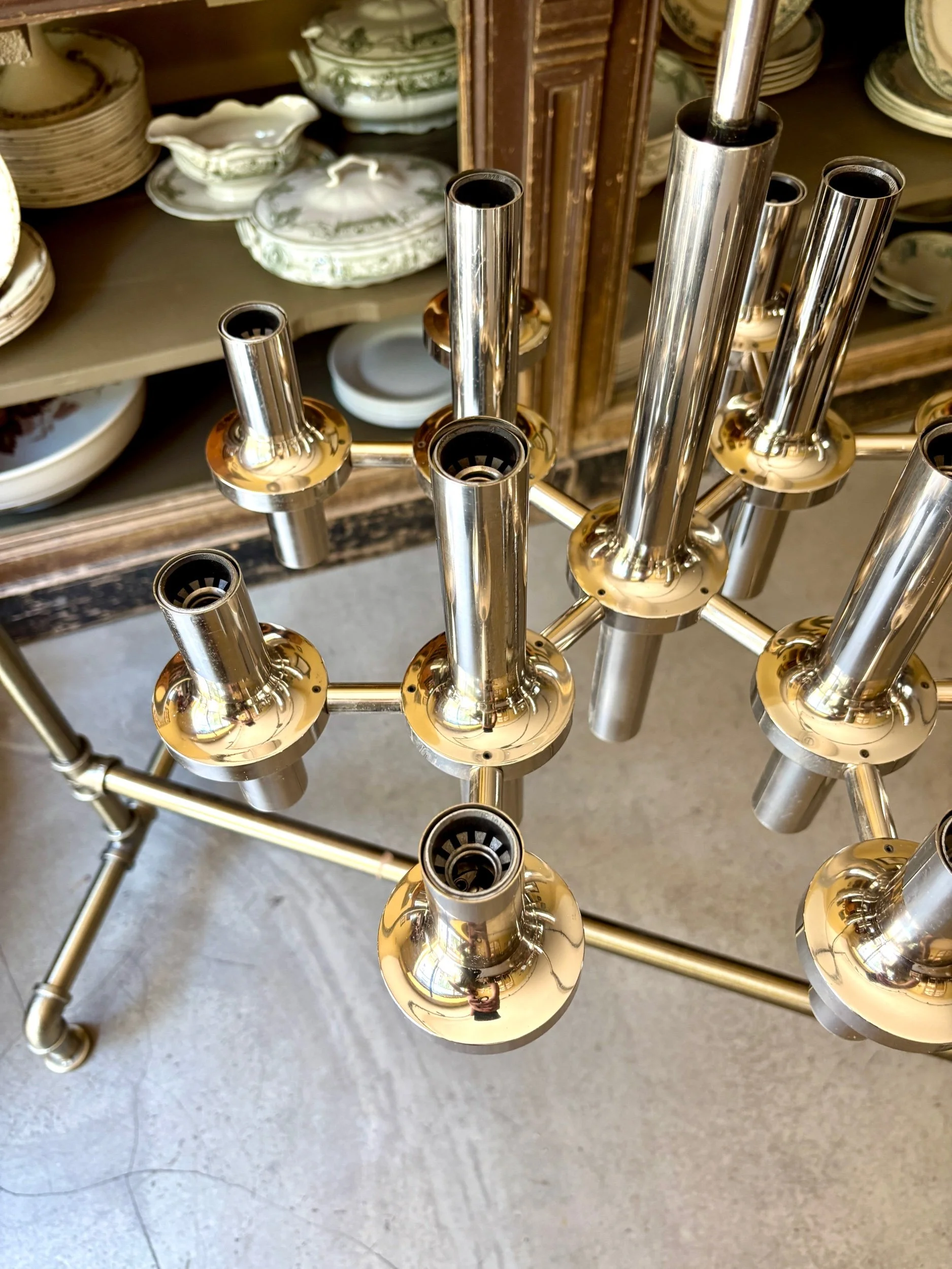 lustre-12-feux-metal-chrome-gaetano-sciolari-staff-leuchten-luminaire-vintage-design-axs-design-paris-france
