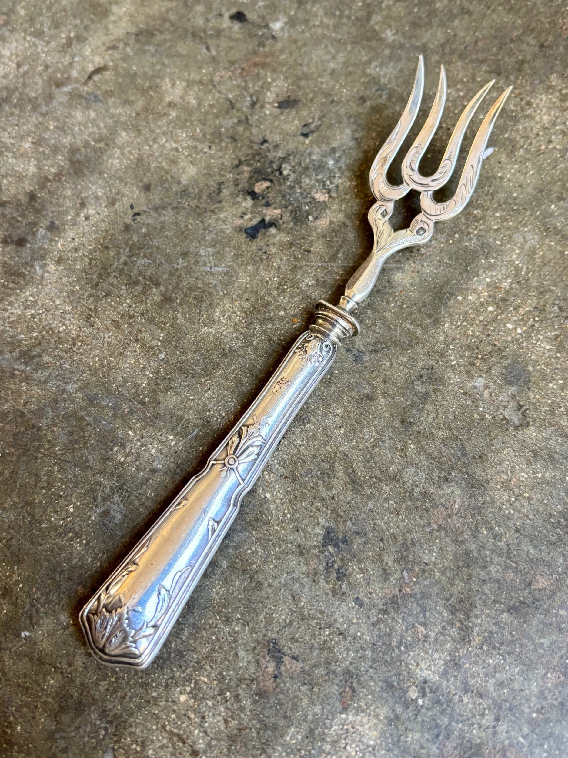 fourchette-mignardise-couvert-service-argent-vaisselle-vintage-axs-design-paris-france