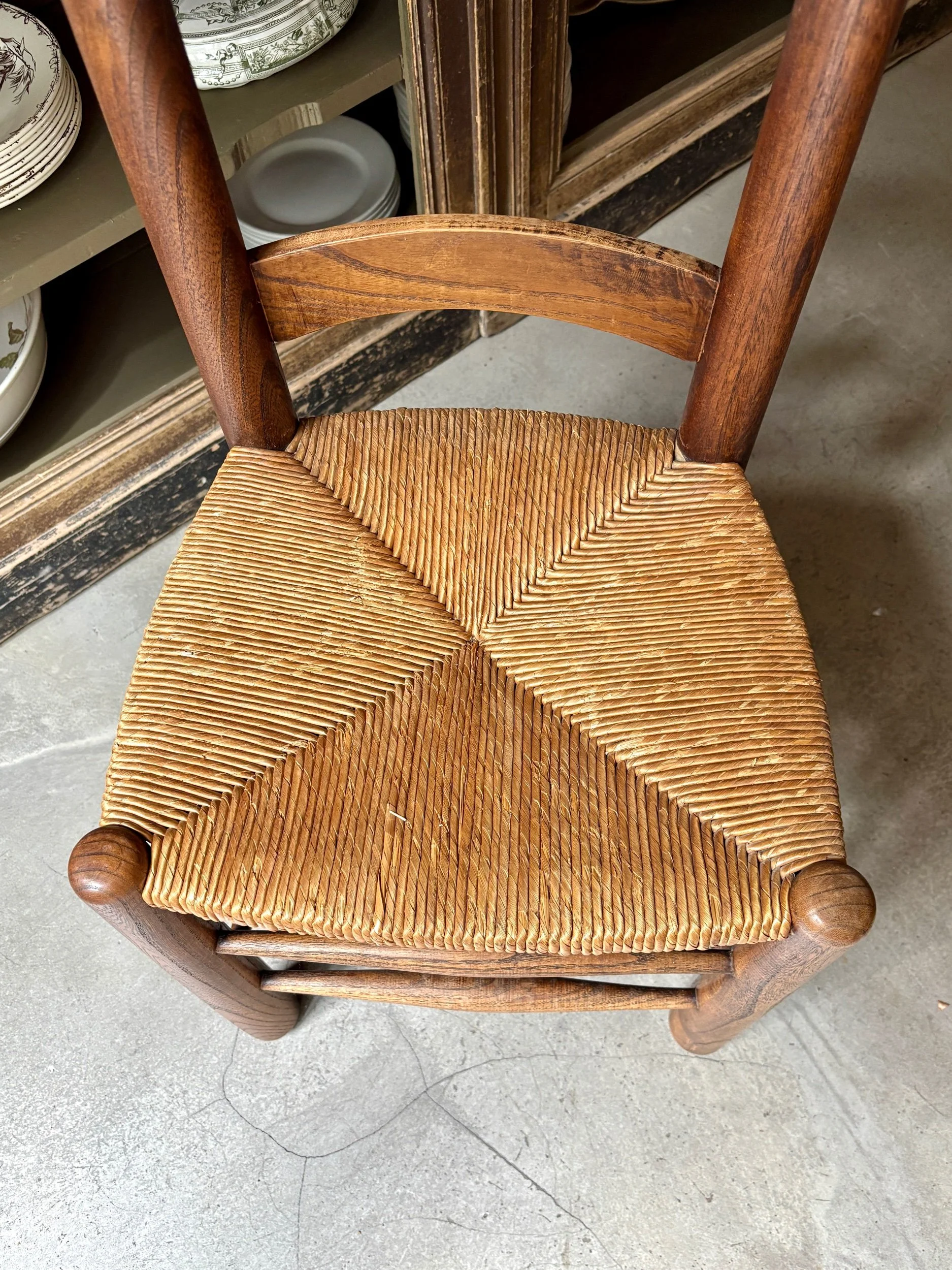 chaise-provencale-bois-paille-assise-vintage-axs-design-paris-france