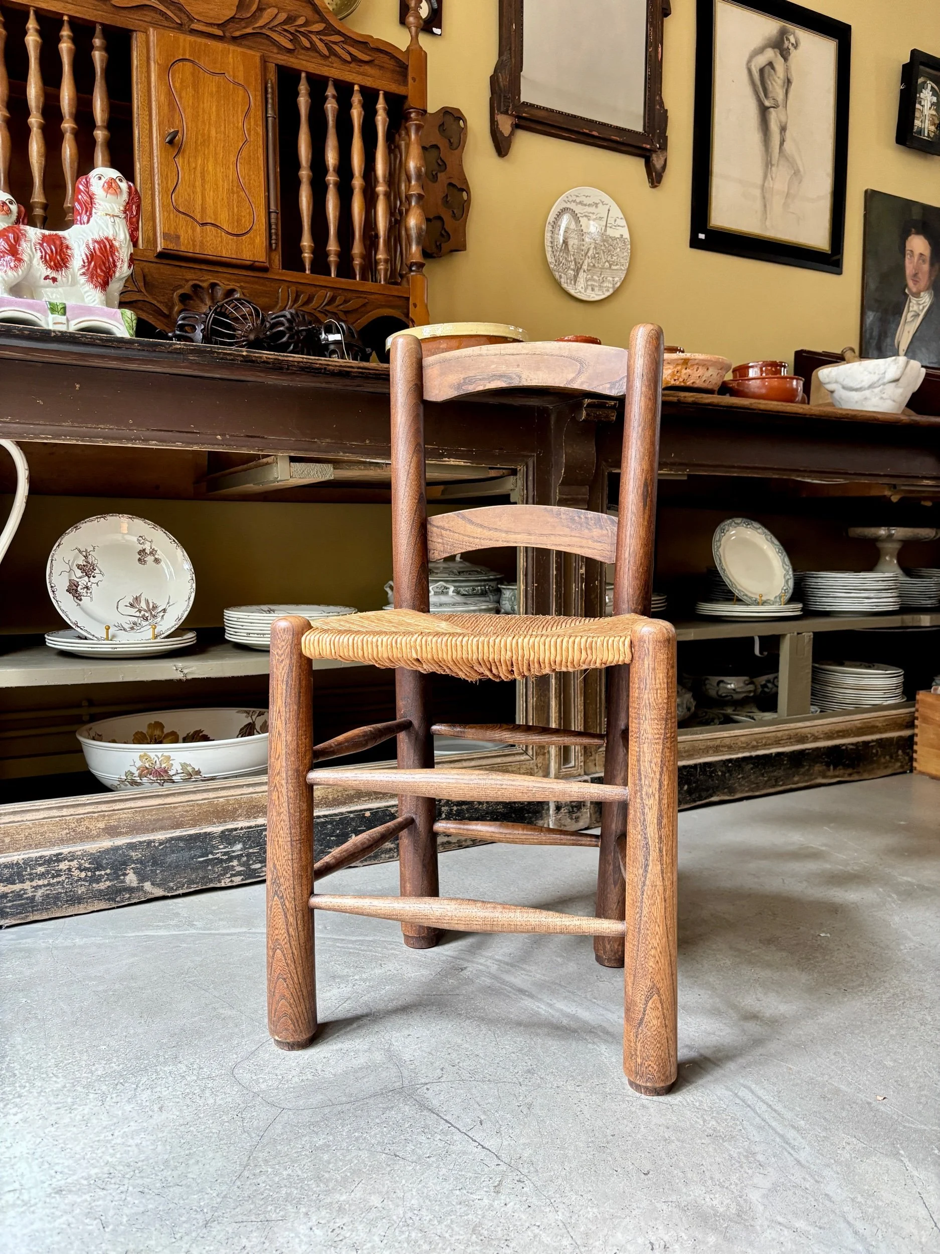 chaise-provencale-bois-paille-assise-vintage-axs-design-paris-france