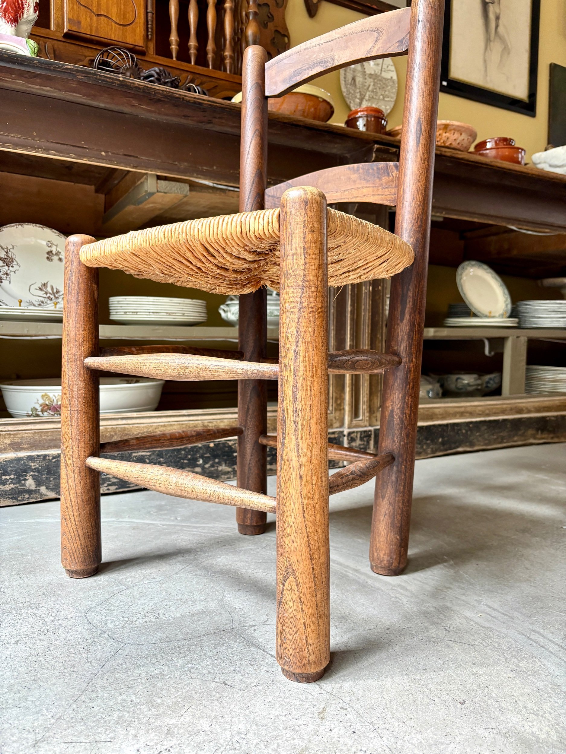 chaise-provencale-bois-paille-assise-vintage-axs-design-paris-france