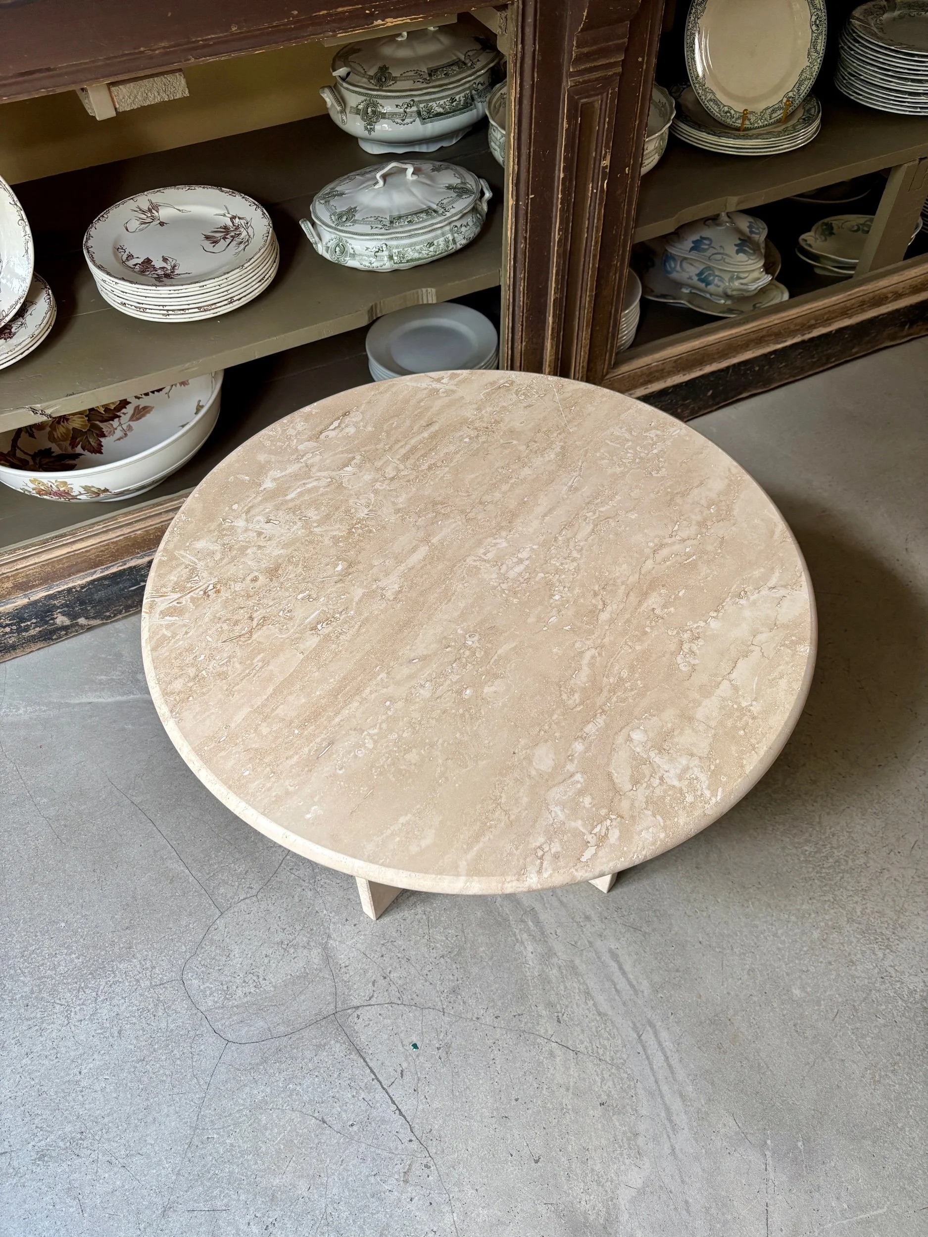 table-appoint-basse-travertin-beige-meuble-vintage-axs-design-paris-france