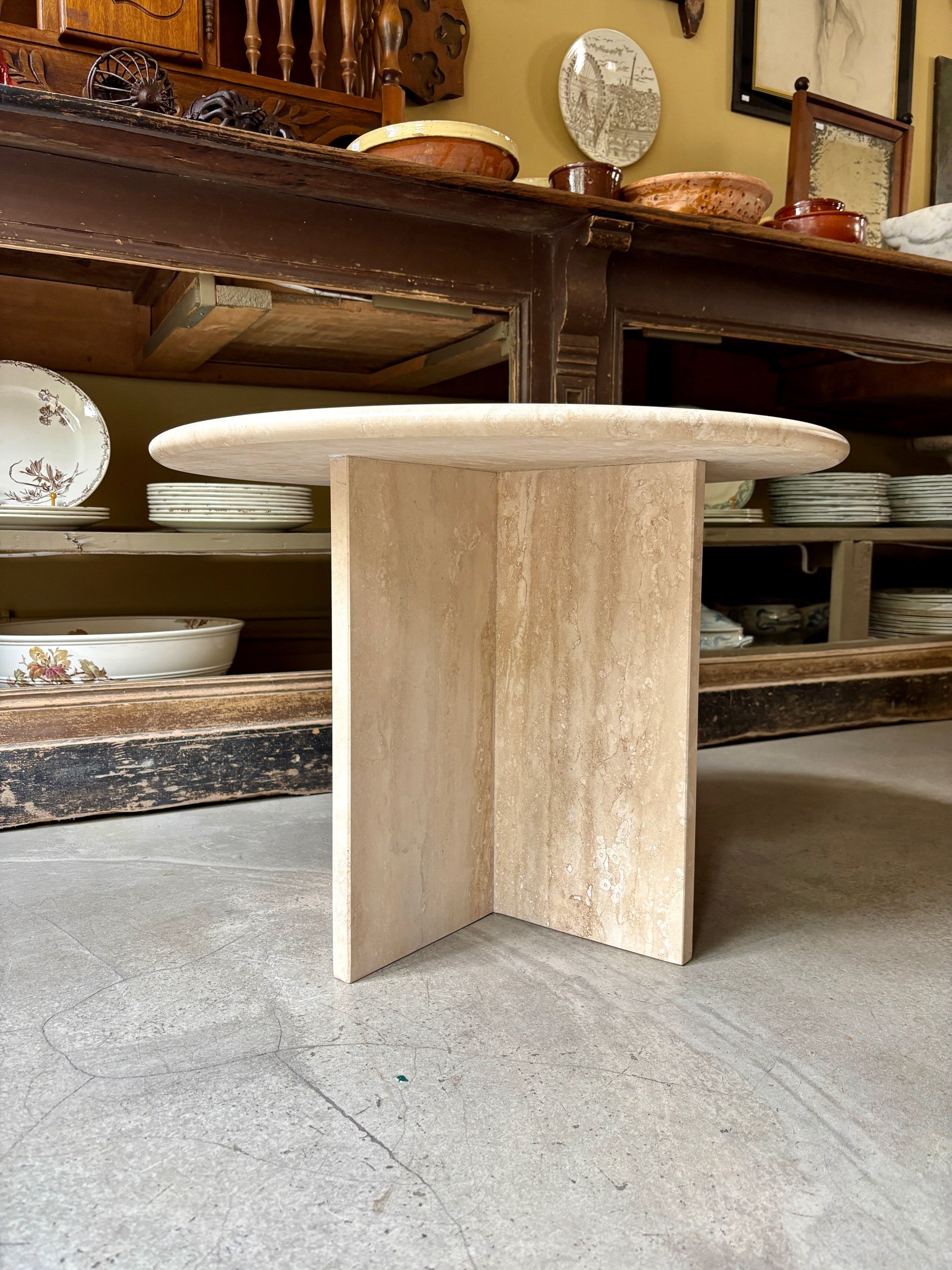 table-appoint-basse-travertin-beige-meuble-vintage-axs-design-paris-france