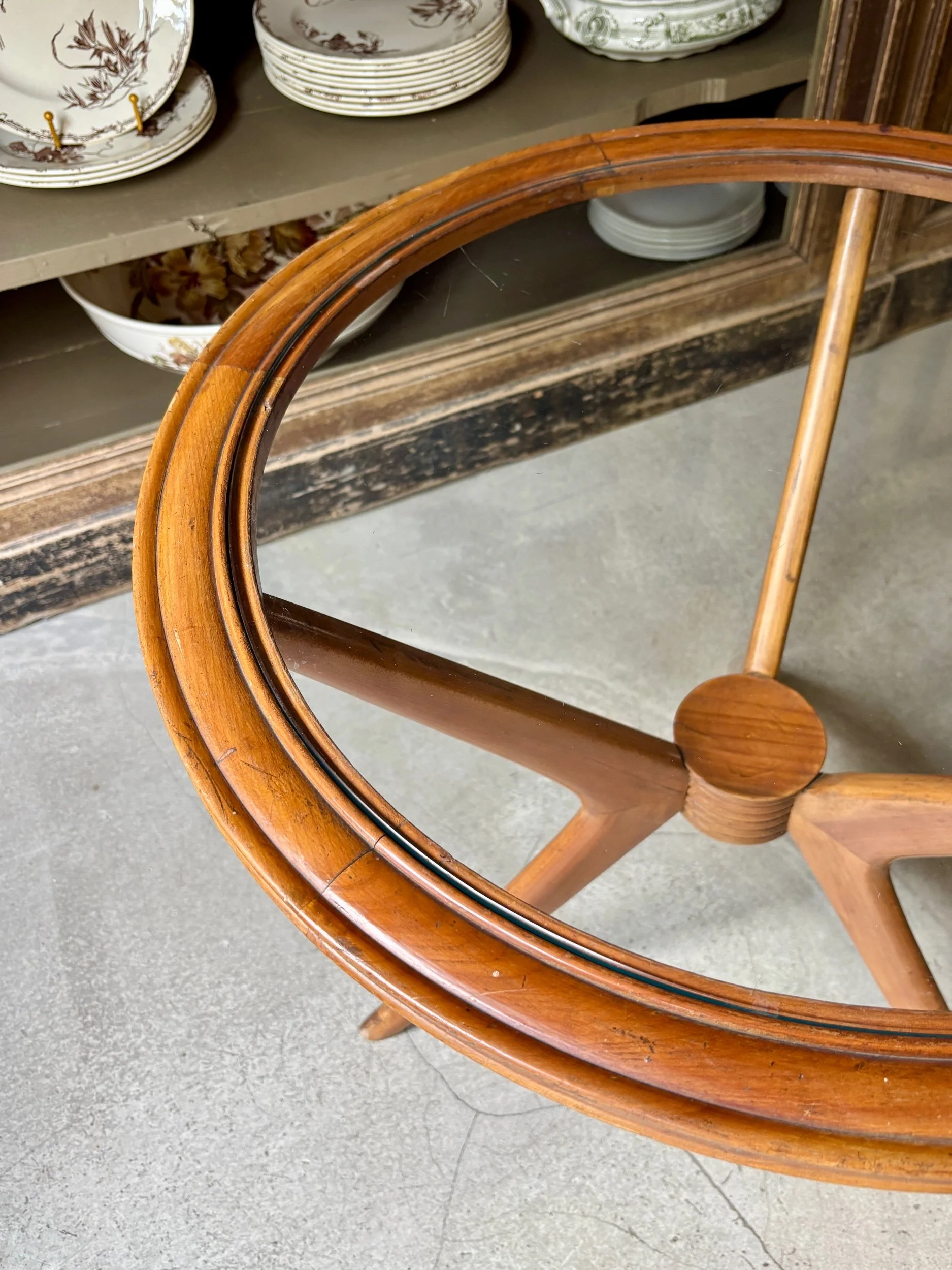 table-basse-appoint-bois-fonce-verre-meuble-vintage-axs-design-paris-france