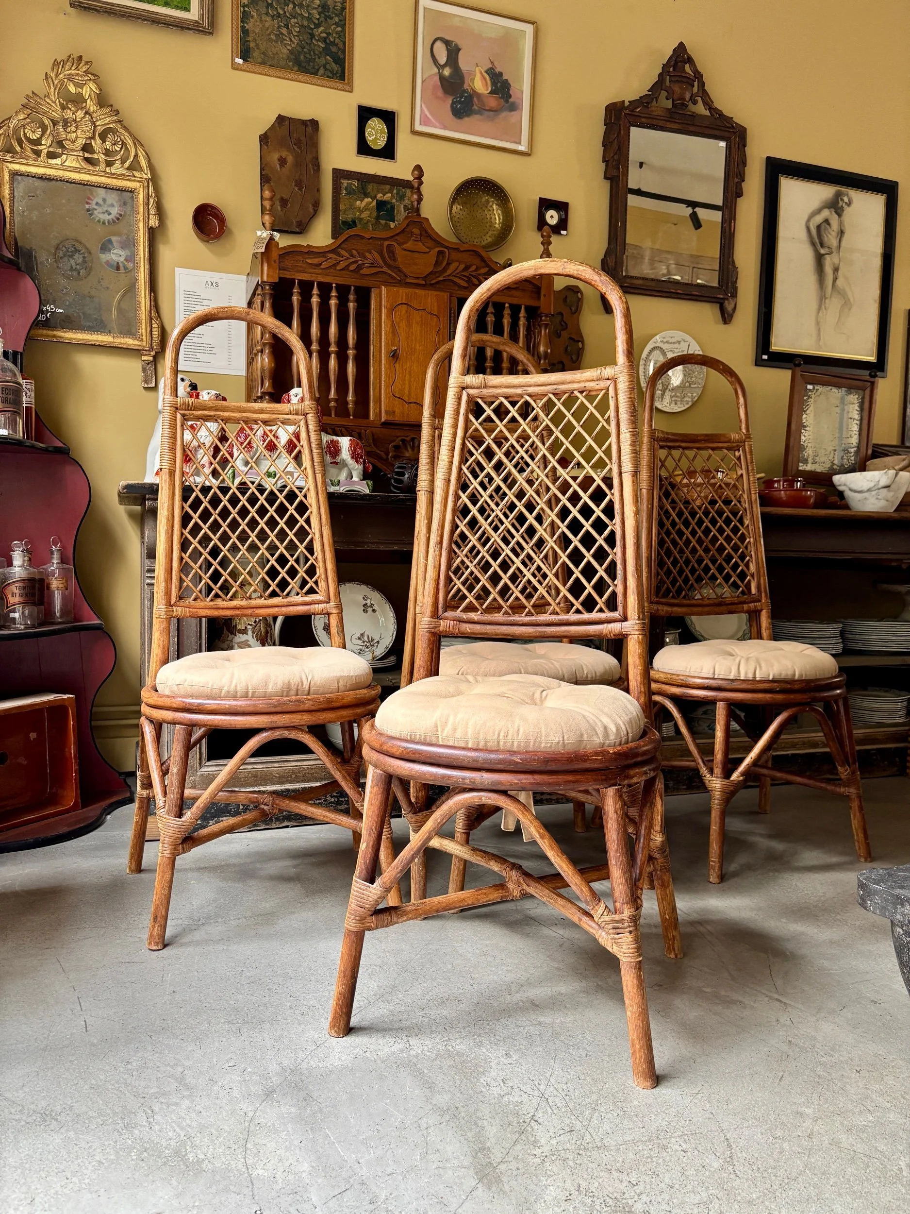4-chaises-rotin-bambou-assise-vintage-axs-design-paris-france