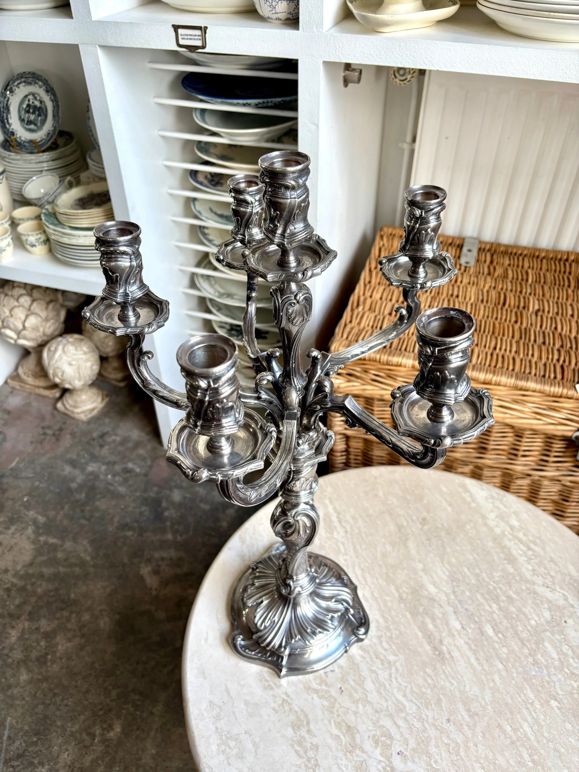flambeau-chandelier-christofle-metal-argente-decoration-vintage-axs-design-paris-france