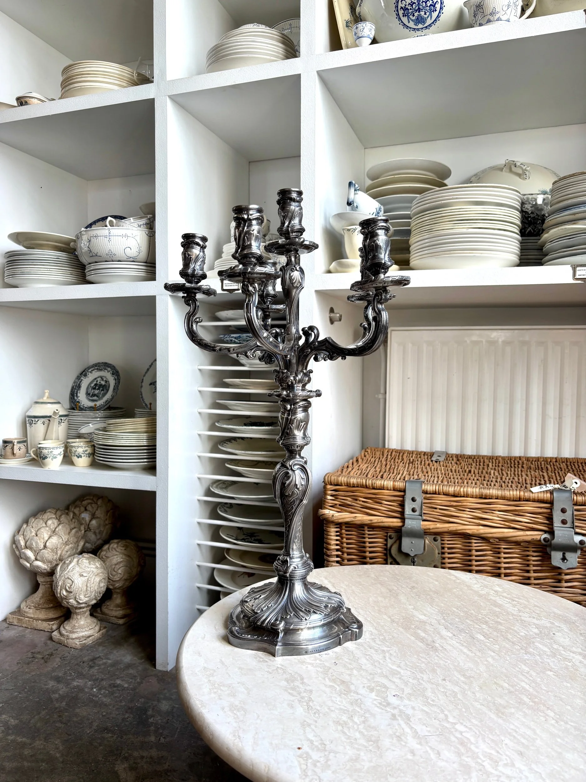 flambeau-chandelier-christofle-metal-argente-decoration-vintage-axs-design-paris-france