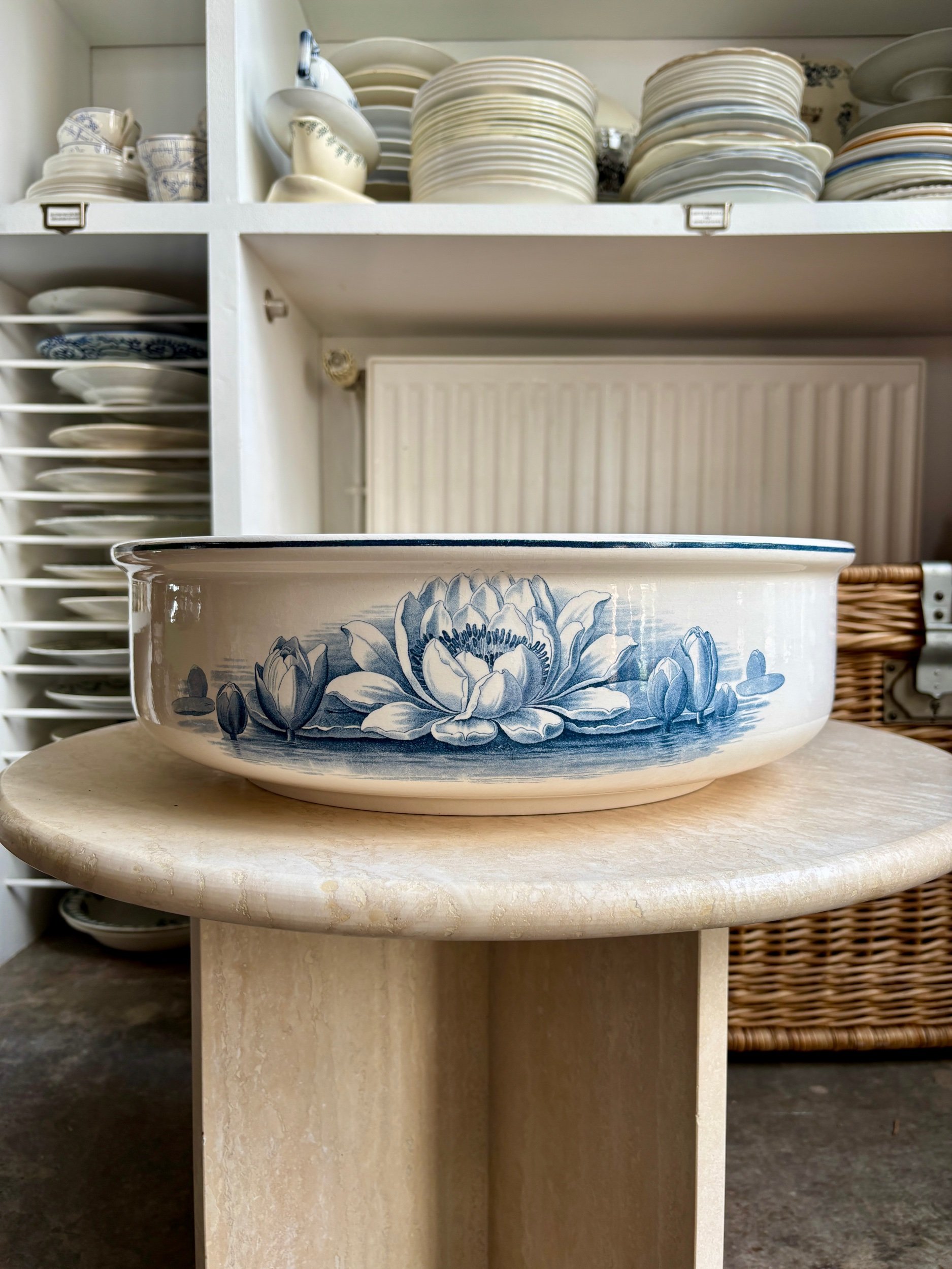 broc-pichet-bassine-villeroy-boch-nenuphar-terre-fer-bleu-vintage-axs-design-paris-france