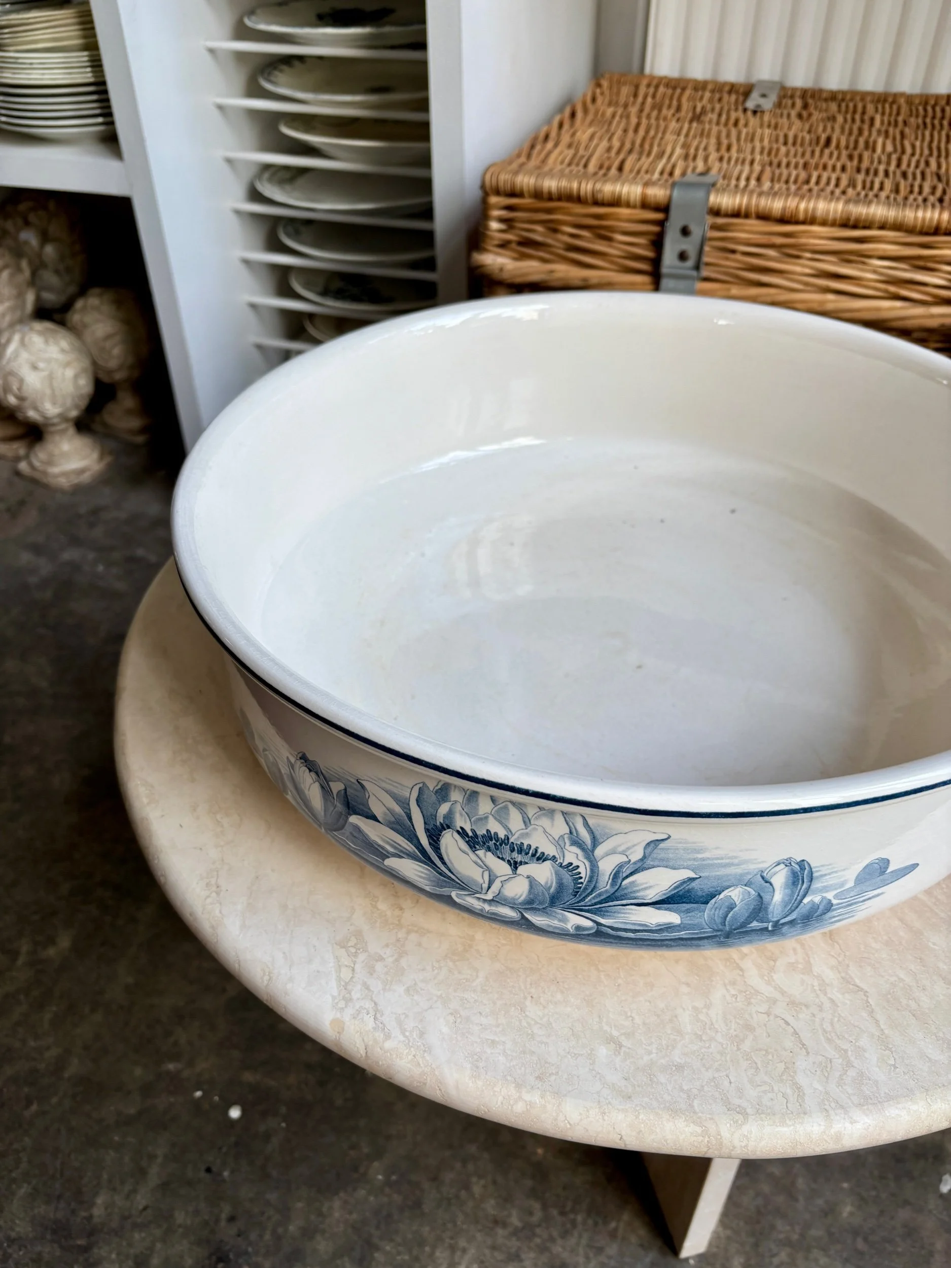 broc-pichet-bassine-villeroy-boch-nenuphar-terre-fer-bleu-vintage-axs-design-paris-france