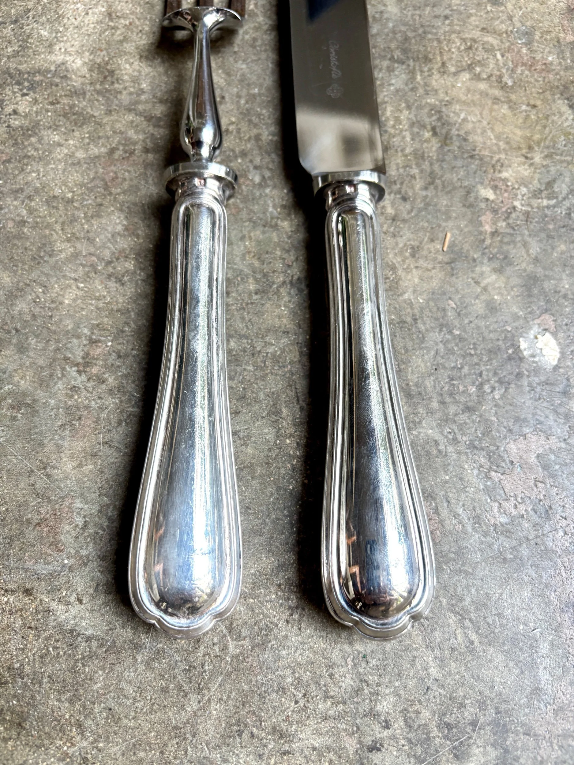 couverts-service-viande-christofle-spatours-metal-argent-couvert-service-vintage-axs-design-paris-france