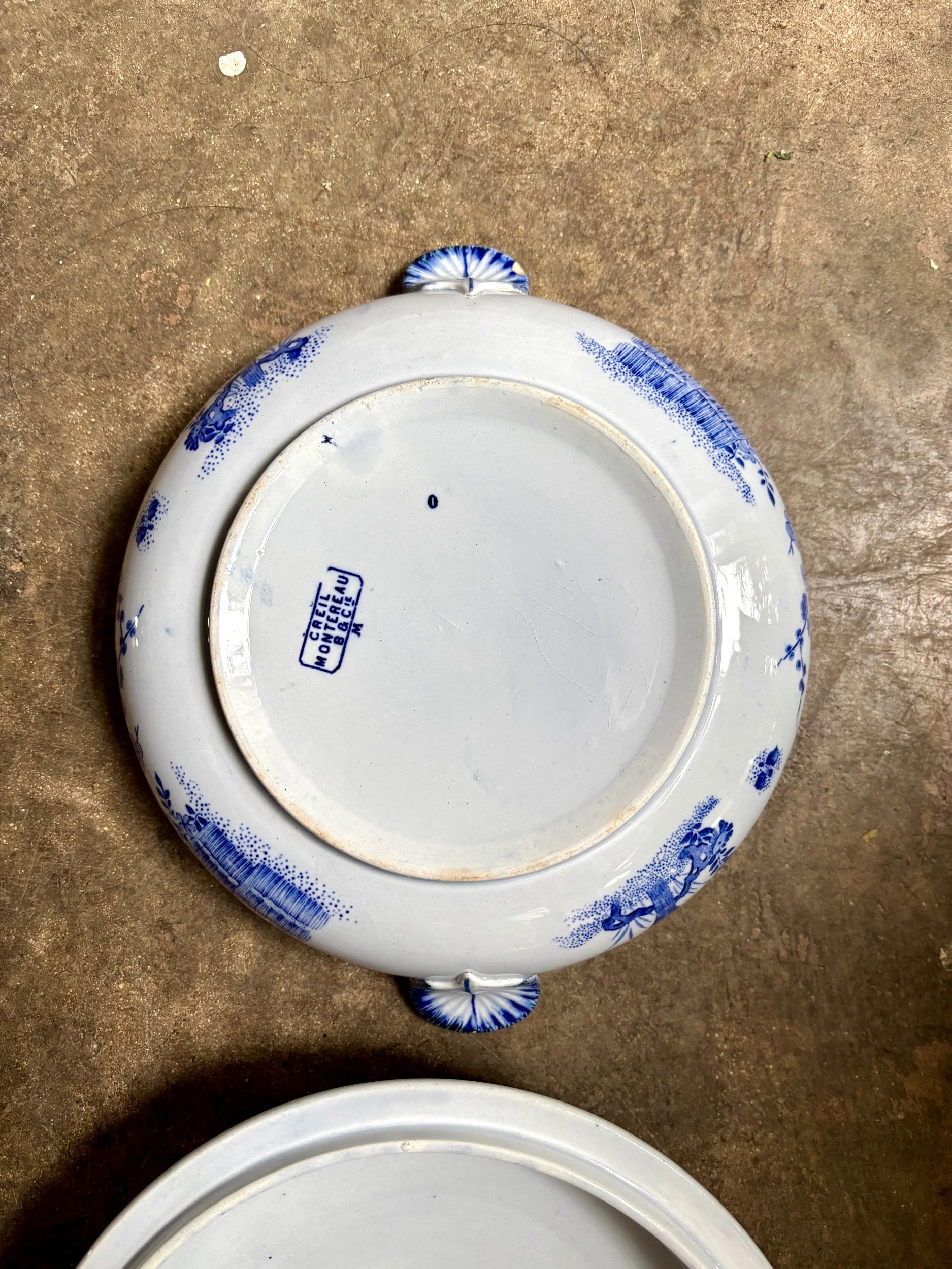 moyenne-soupiere-creil-montereau-japon-monet-bleu-vaisselle-vintage-axs-design-paris-france