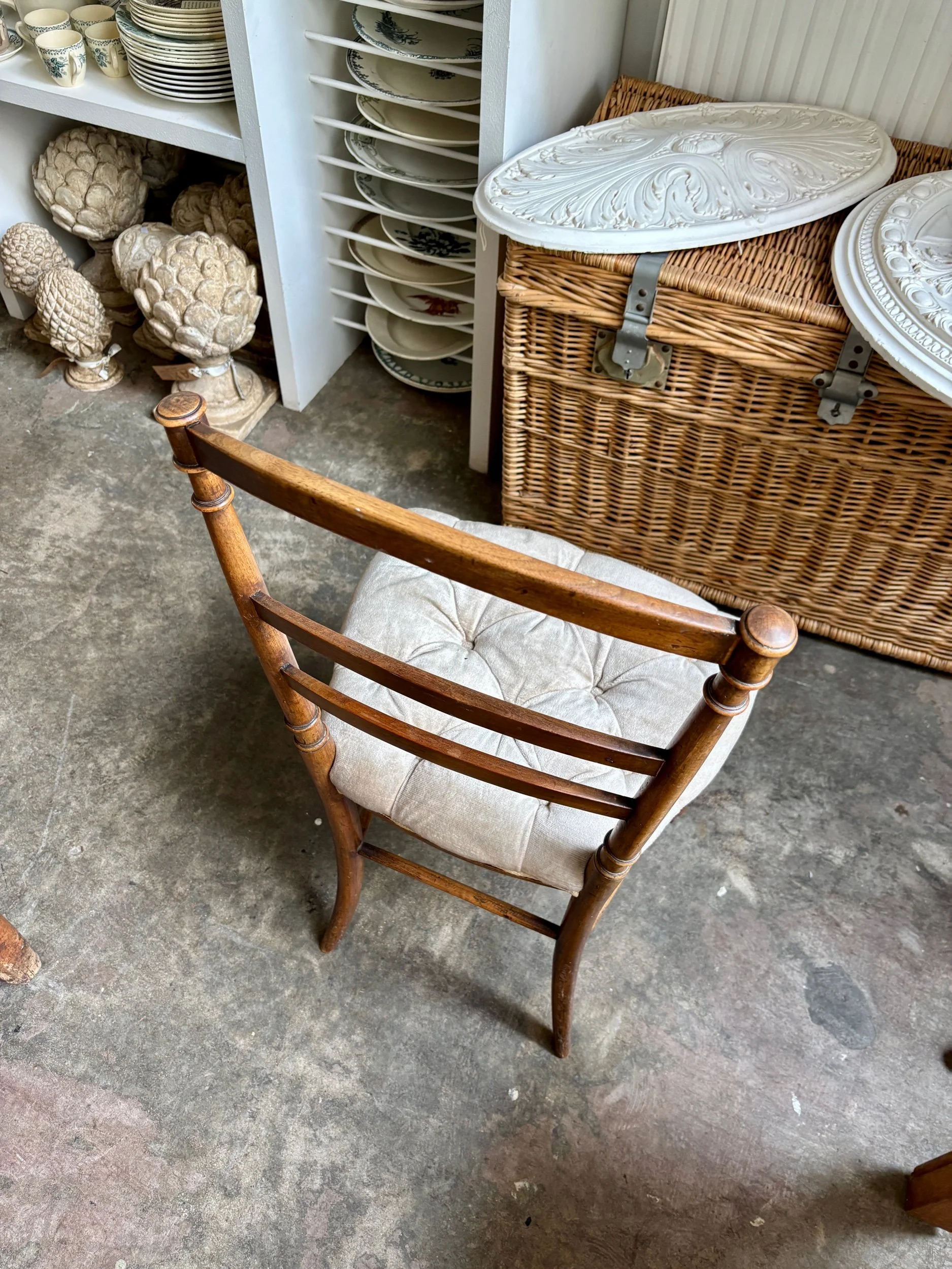 chaise-napoleon-iii-bois-fonce-coton-beige-assise-vintage-axs-design-paris-france