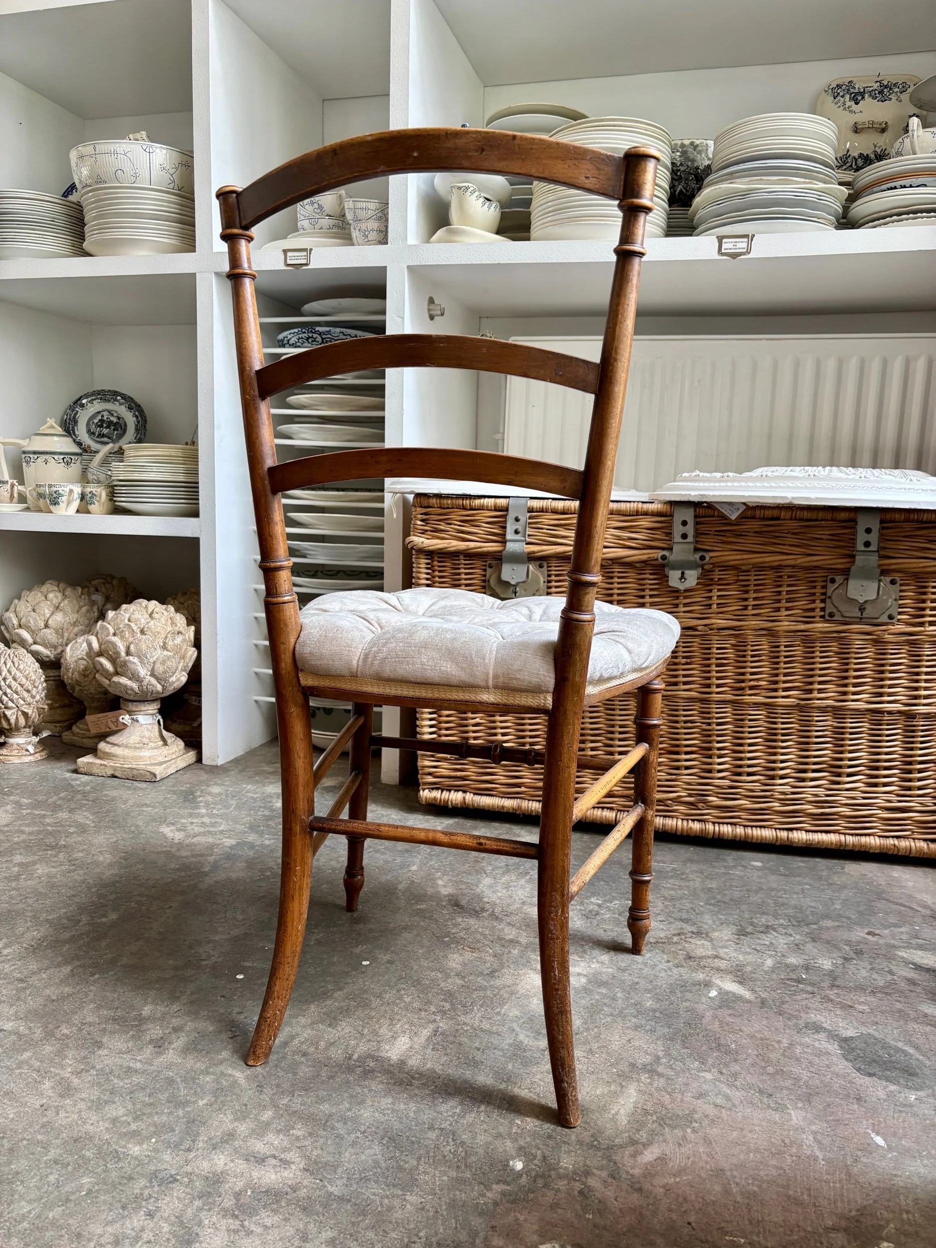 chaise-napoleon-iii-bois-fonce-coton-beige-assise-vintage-axs-design-paris-france
