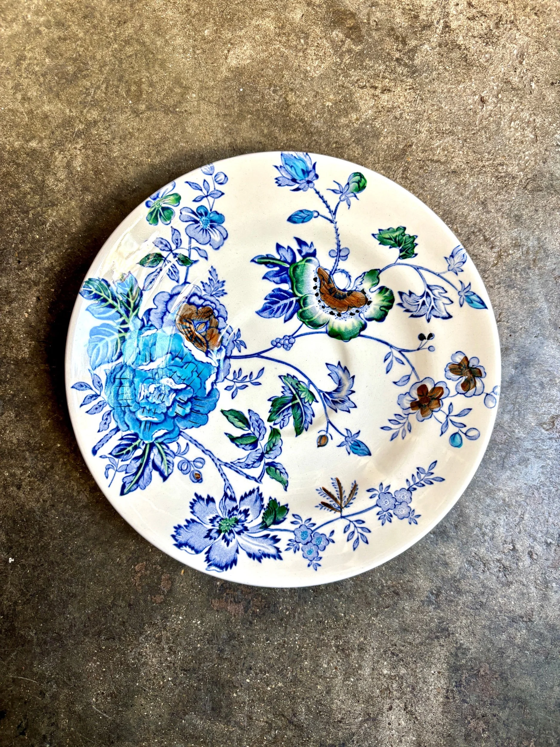 Coupelle Mason's en terre de fer polychrome, service "Belvedere" - début XXème siècle